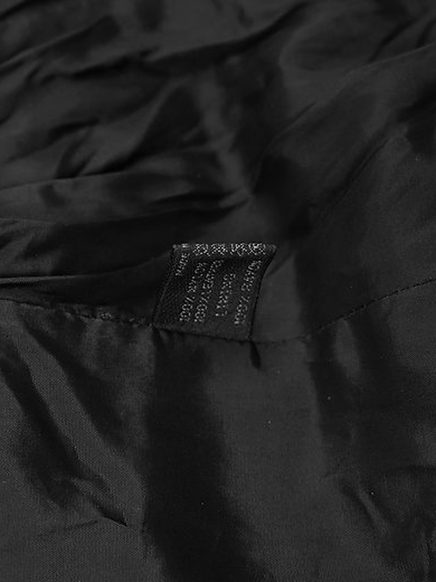 Prada FW 1994 Black Nylon Belted Dress