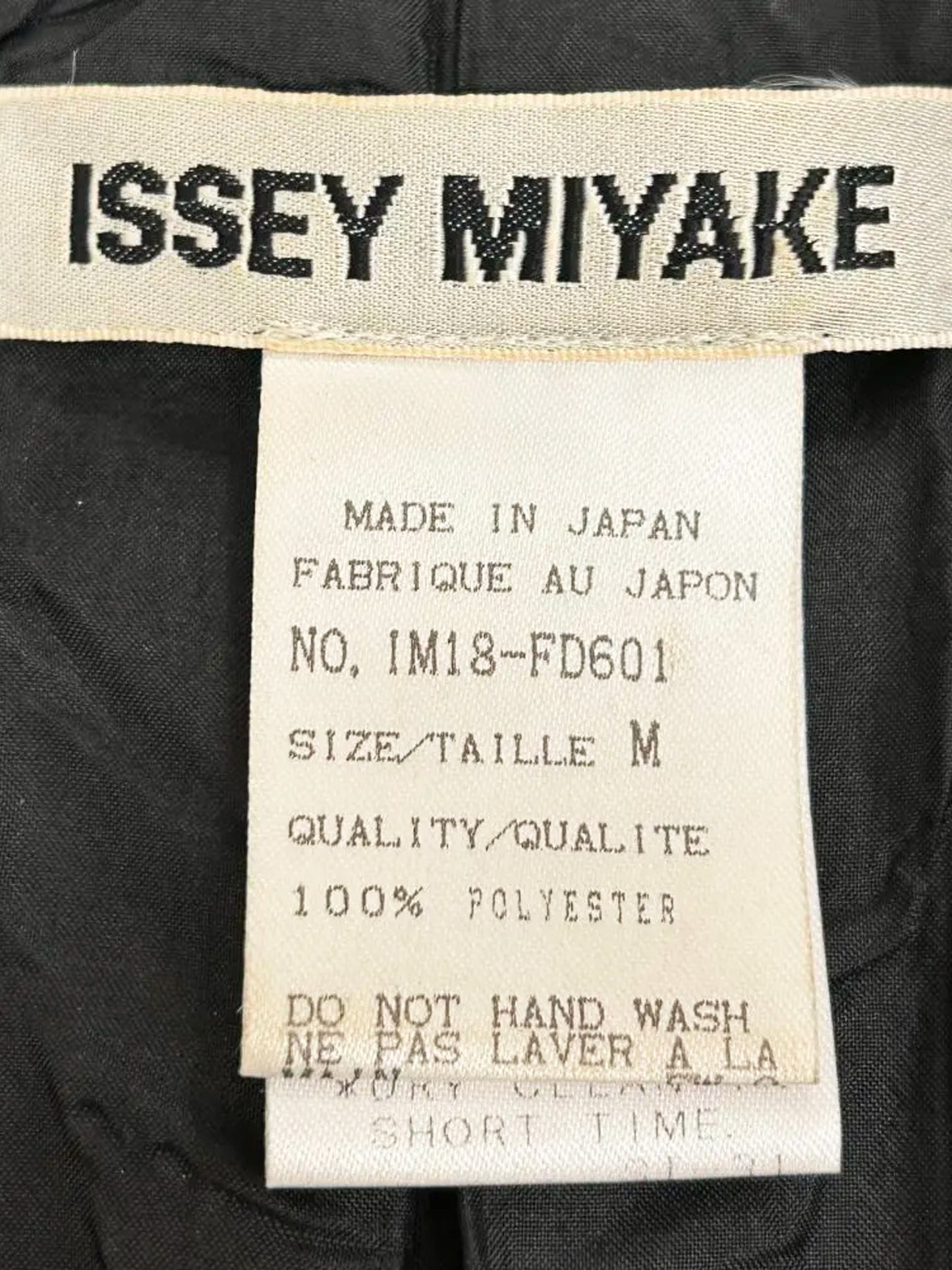 Issey Miyake 1980s Black Pleated Suit Set