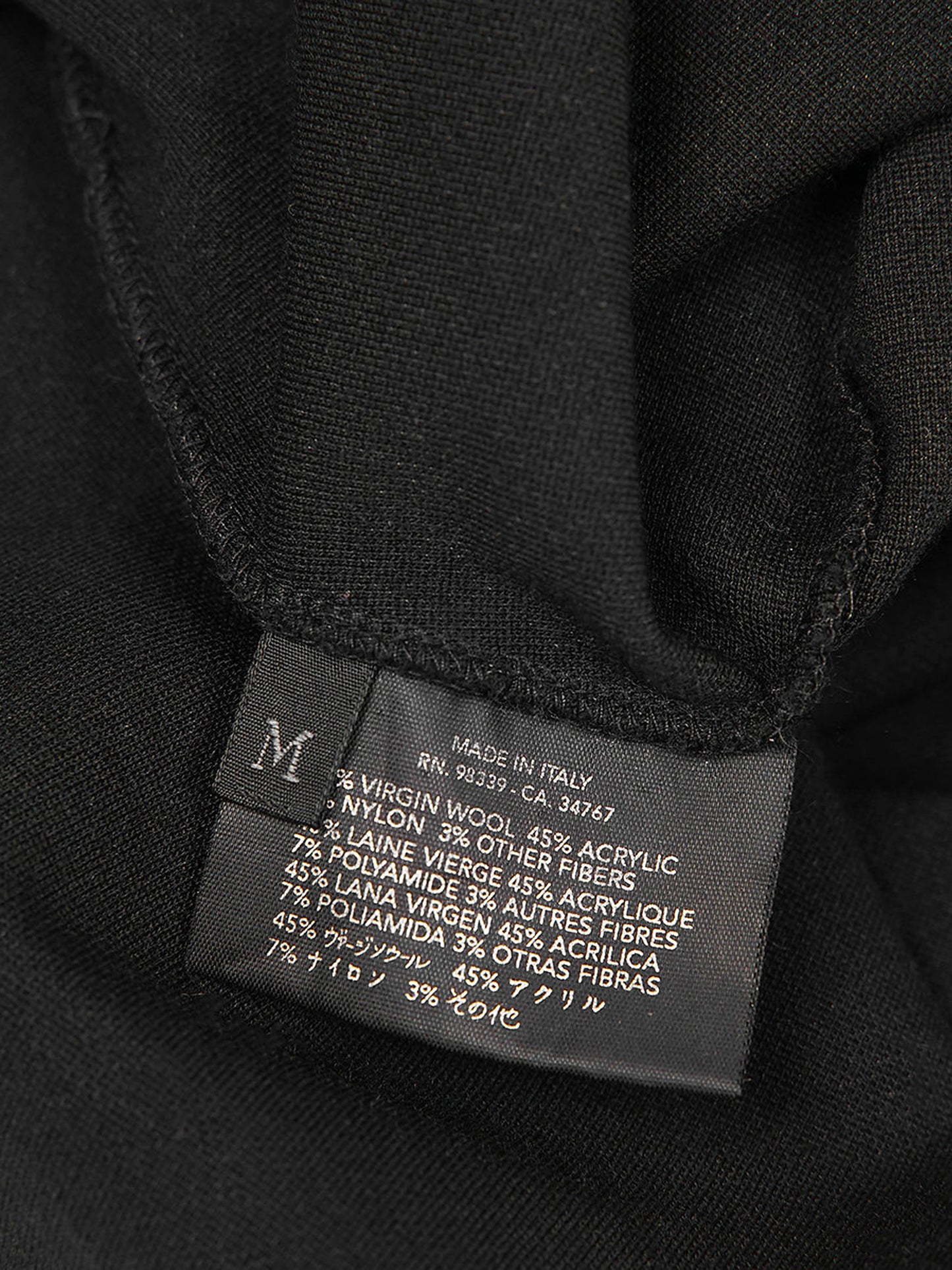 Prada FW 2000 Dark Brown Wool Blend Top