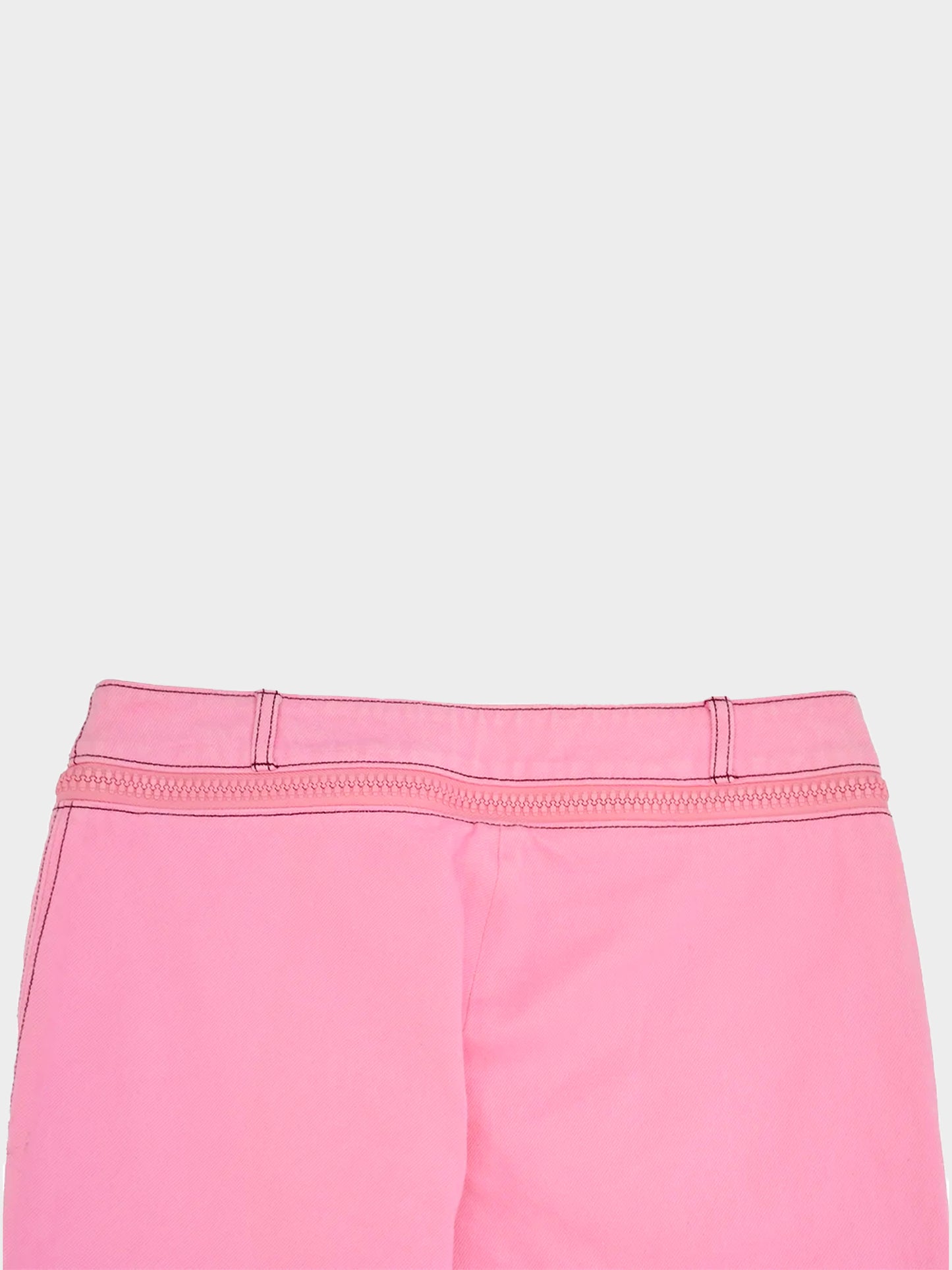 Miu Miu SS 2000 Pink Zip Waist Pants