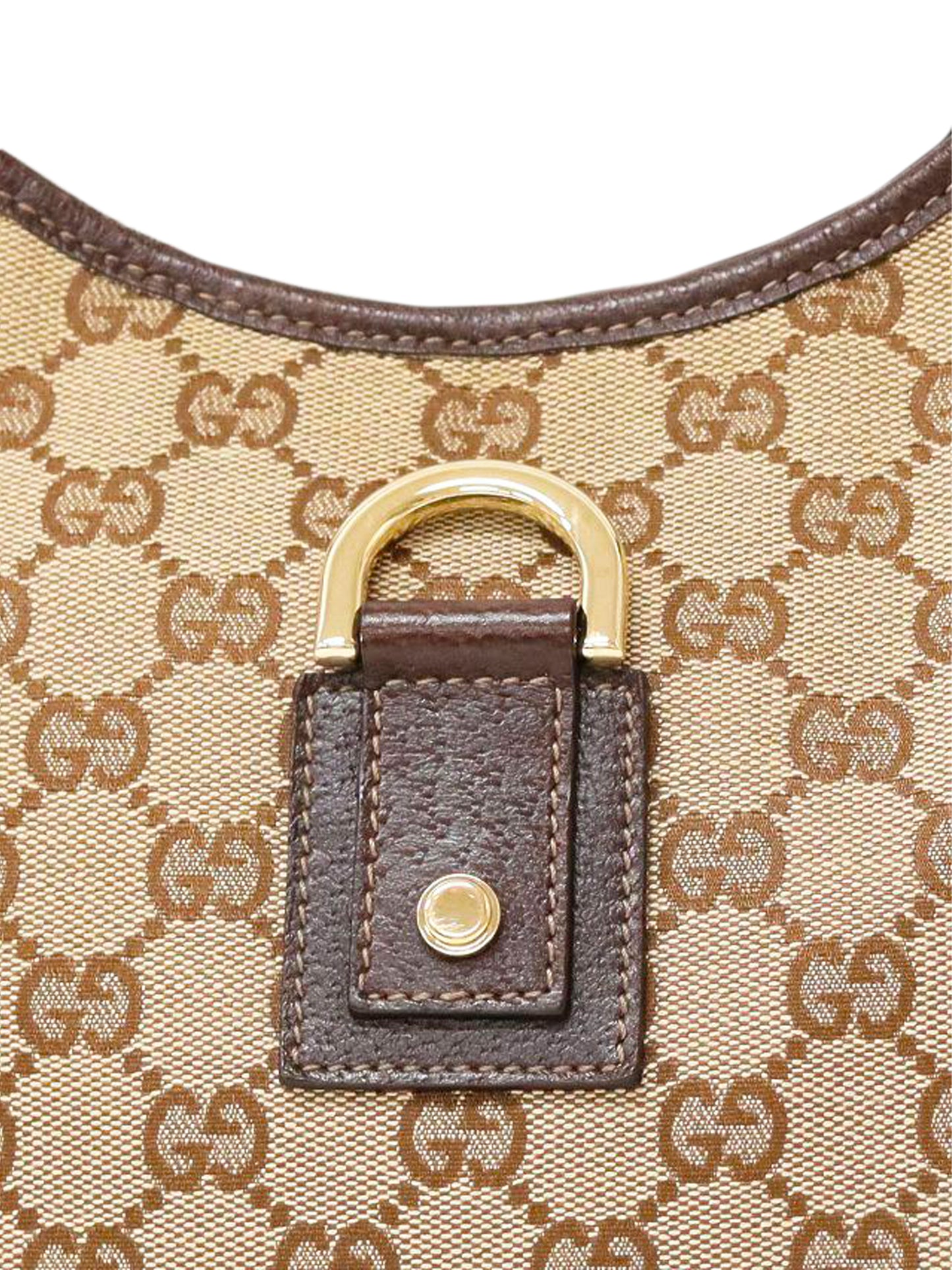 Gucci 2000s Monogram Canvas Abbey Bag