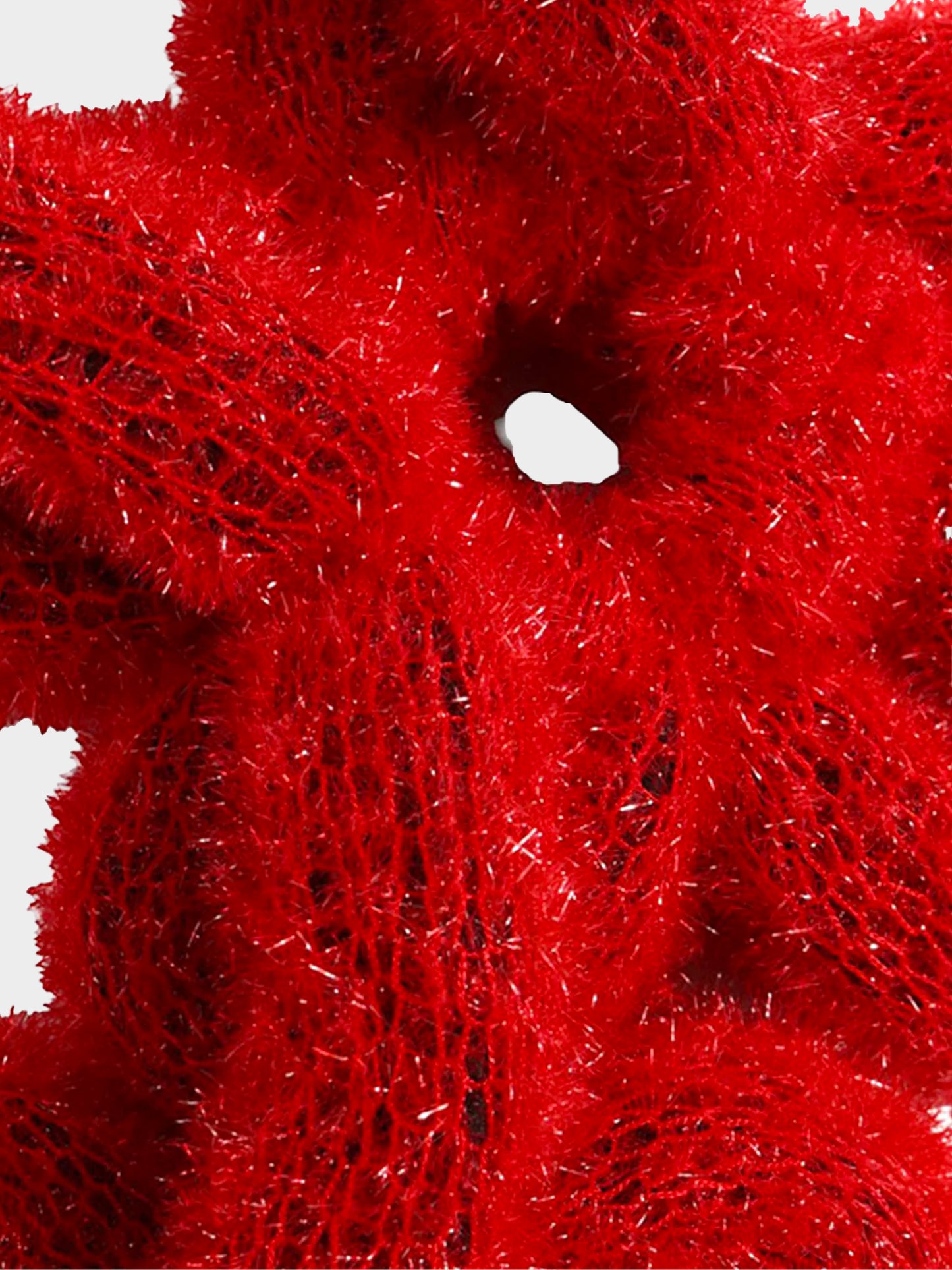 Comme des Garçons x Noir Kei Ninomiya AW 2023 Red Knitted Floral Harness