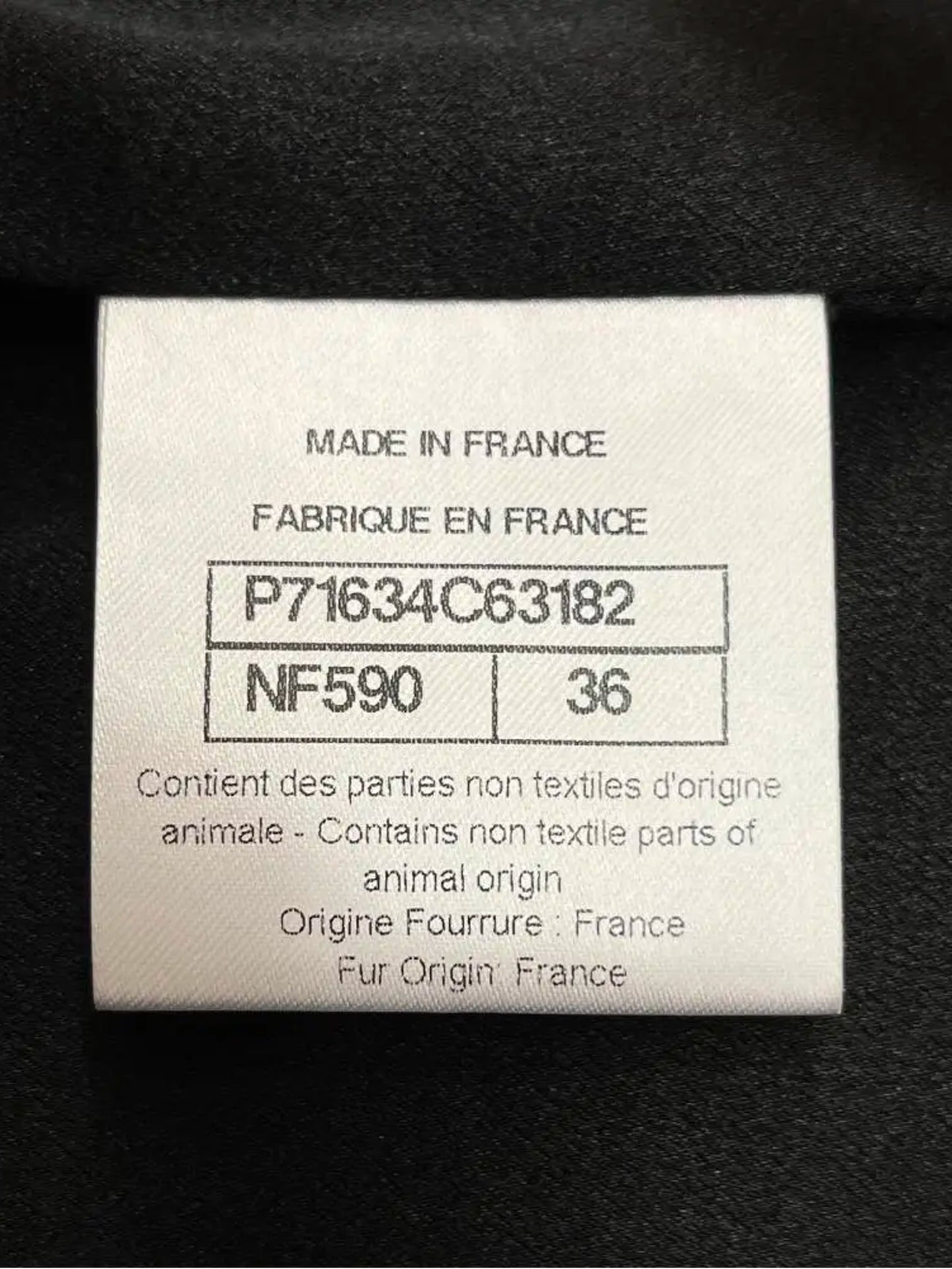 Chanel FW 2021 Black and Pink Shearling Fur Coat