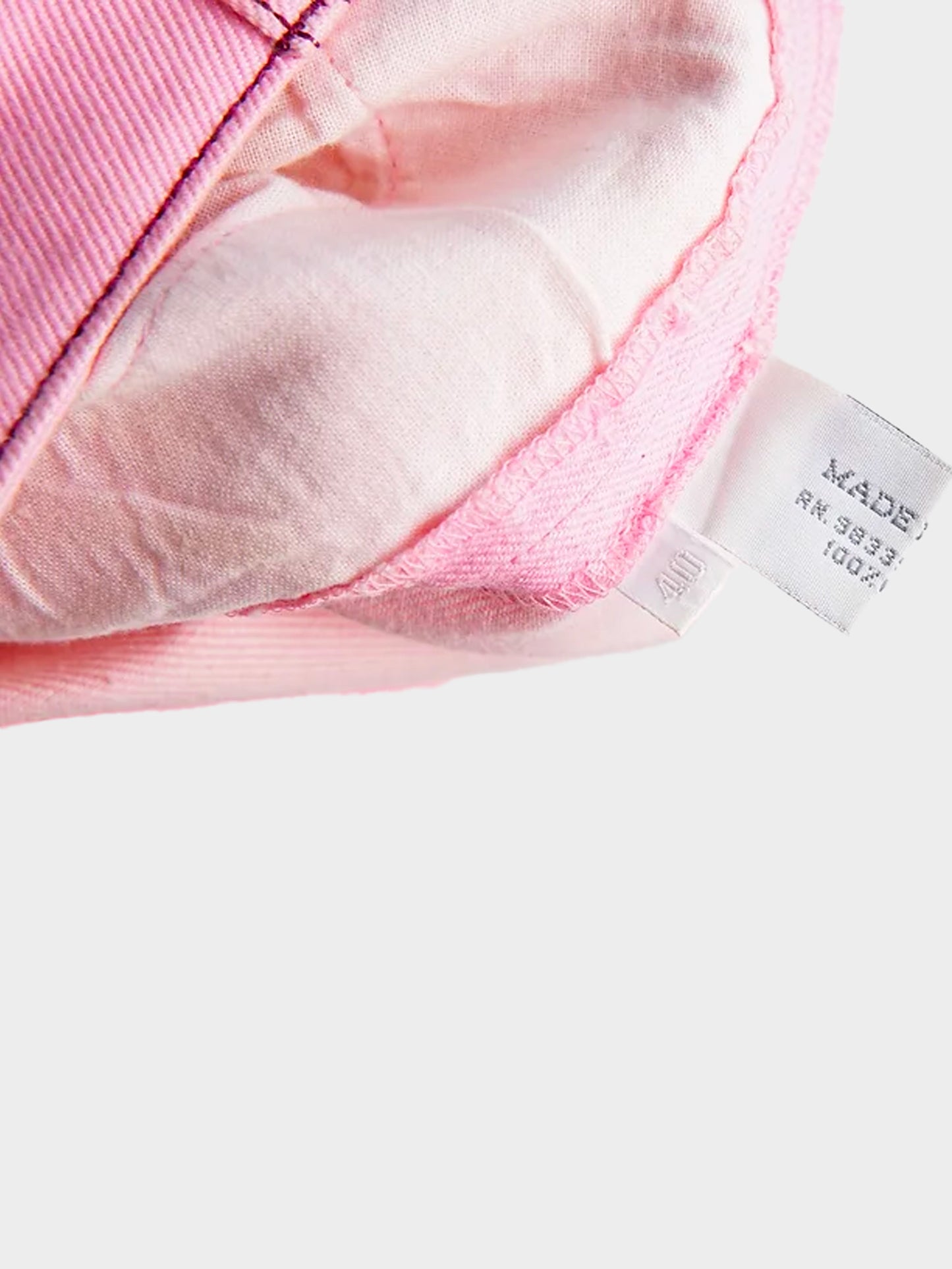Miu Miu SS 2000 Pink Zip Waist Pants