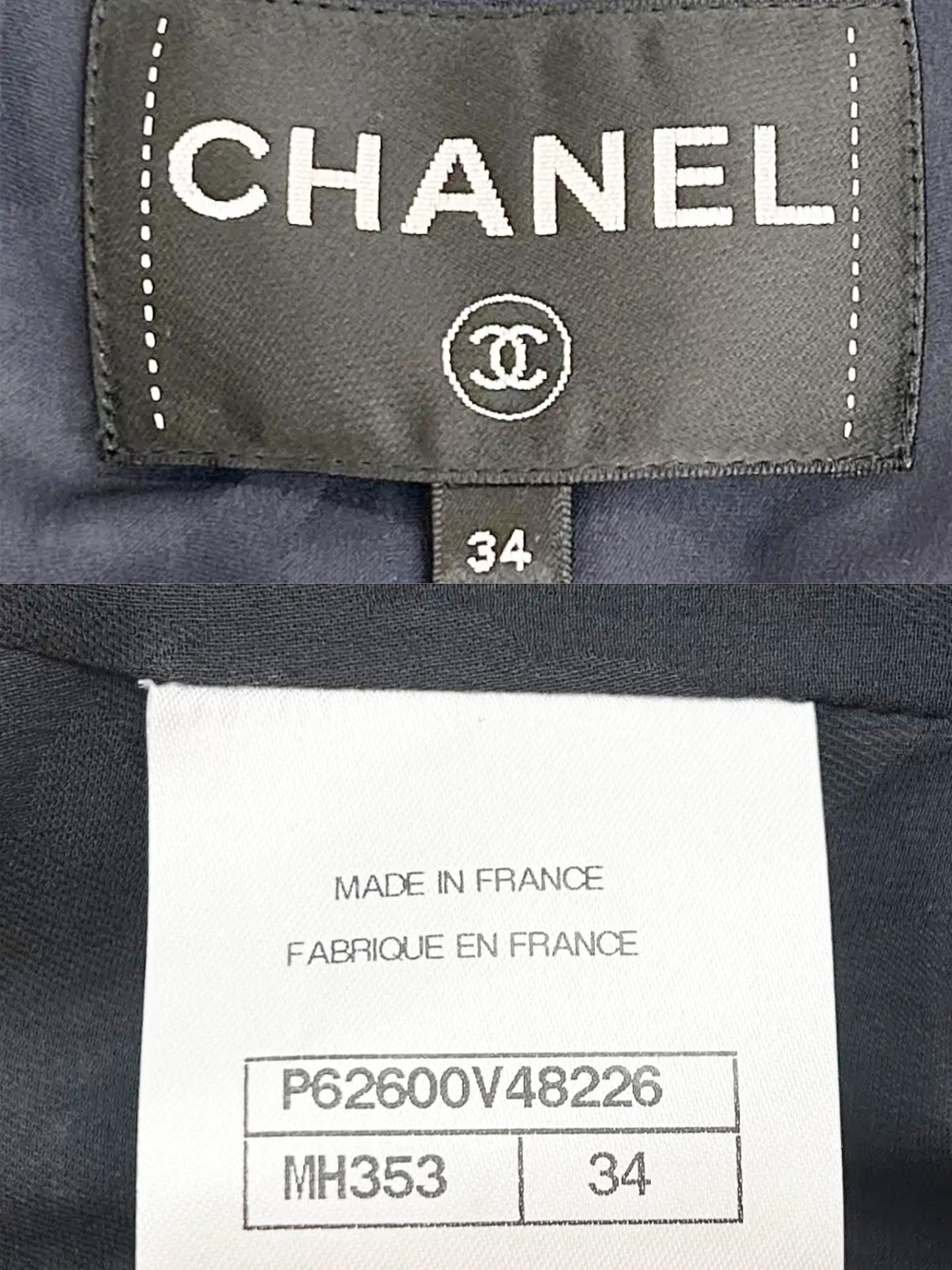 Chanel Cruise 2020 Striped Tweed Sparkle Jacket