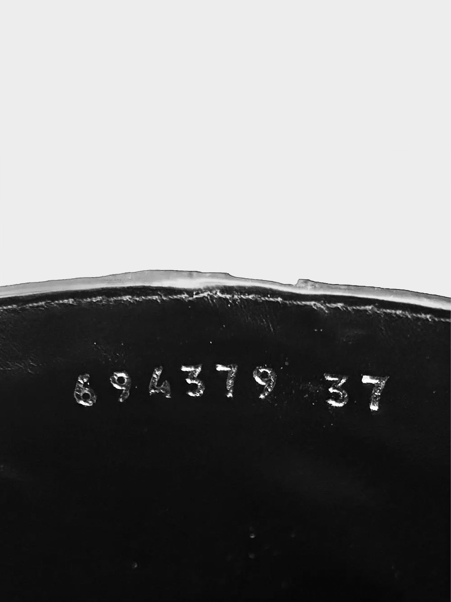 Balenciaga 2024 Black Leather Cagole Bootie