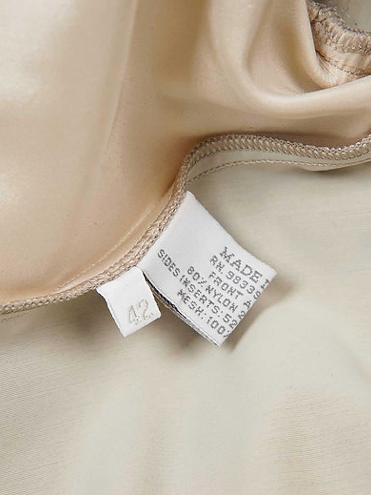 Miu Miu FW 1999 Beige Neoprene and Silk Jacket