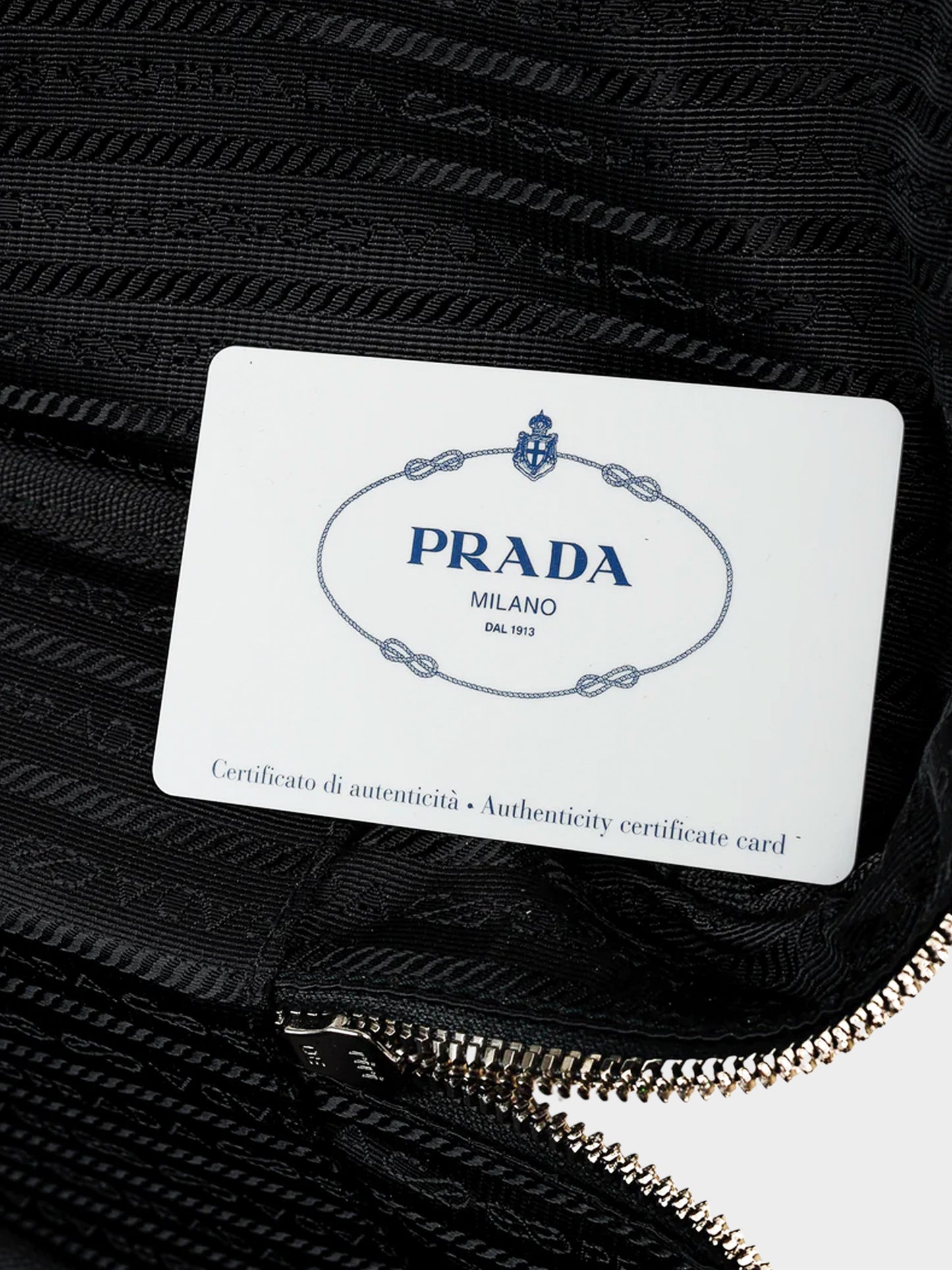Prada AW 2016 Black Saffiano Leather and Nylon Animal Kingdom Suitcase