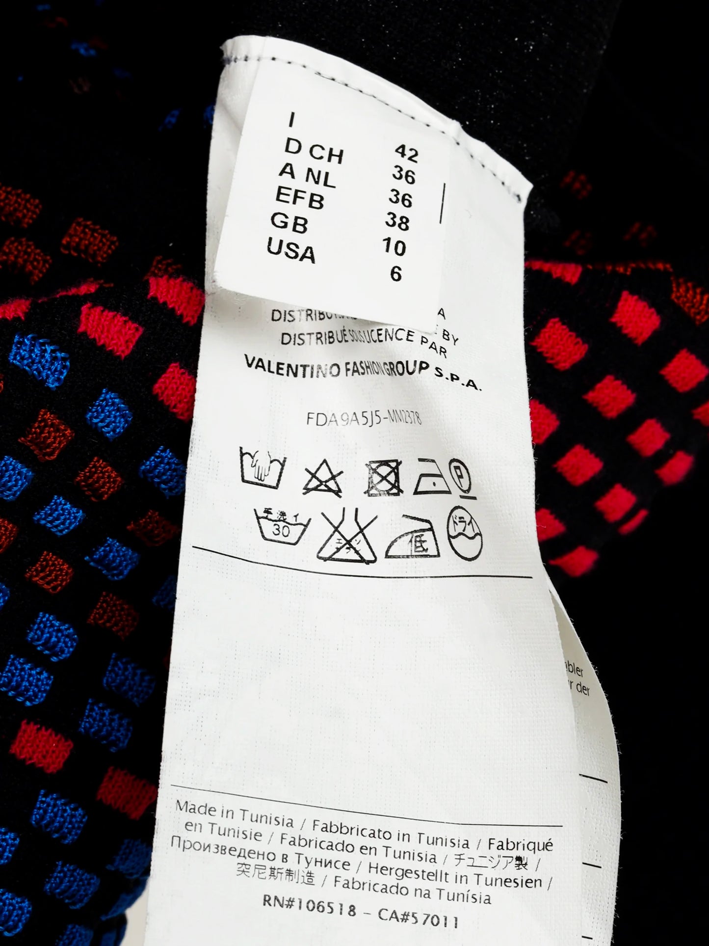 Missoni 2013 Black Cube Knit Bodycon Dress