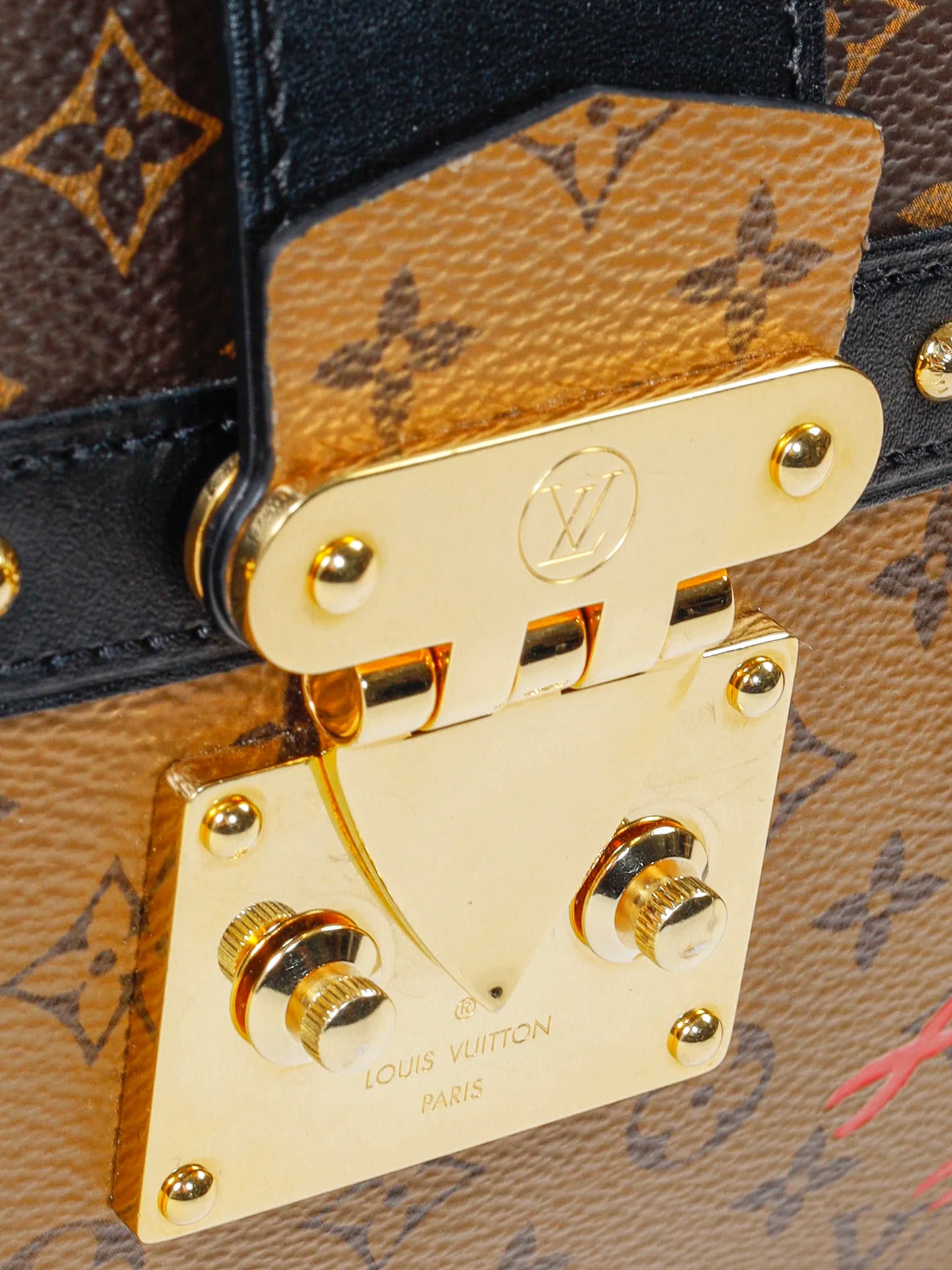 Louis Vuitton 2019 Reverse Monogram Coated Canvas Trunk Clutch