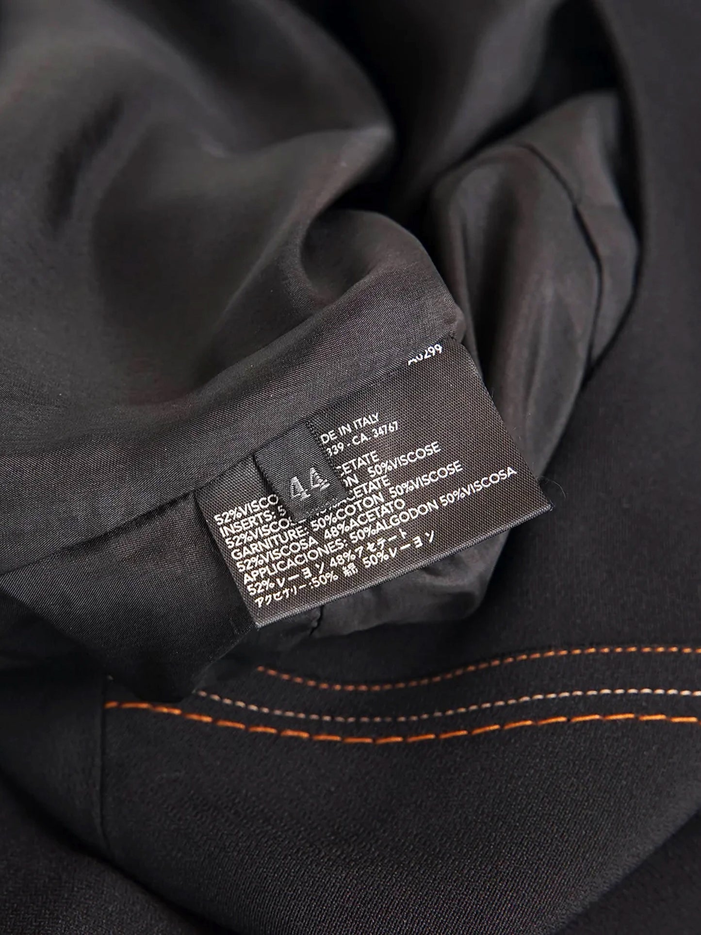 Prada FW 2000 Dark Brown Viscose Blend Dress