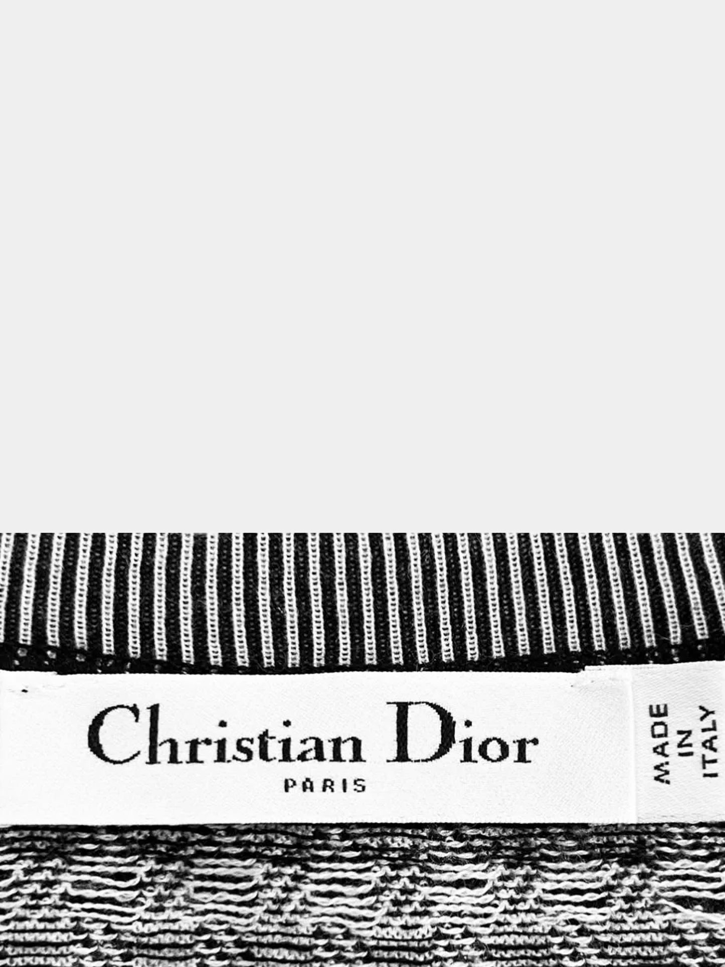 Christian Dior 2020s Check Cashmere-silk Knit Twin Set