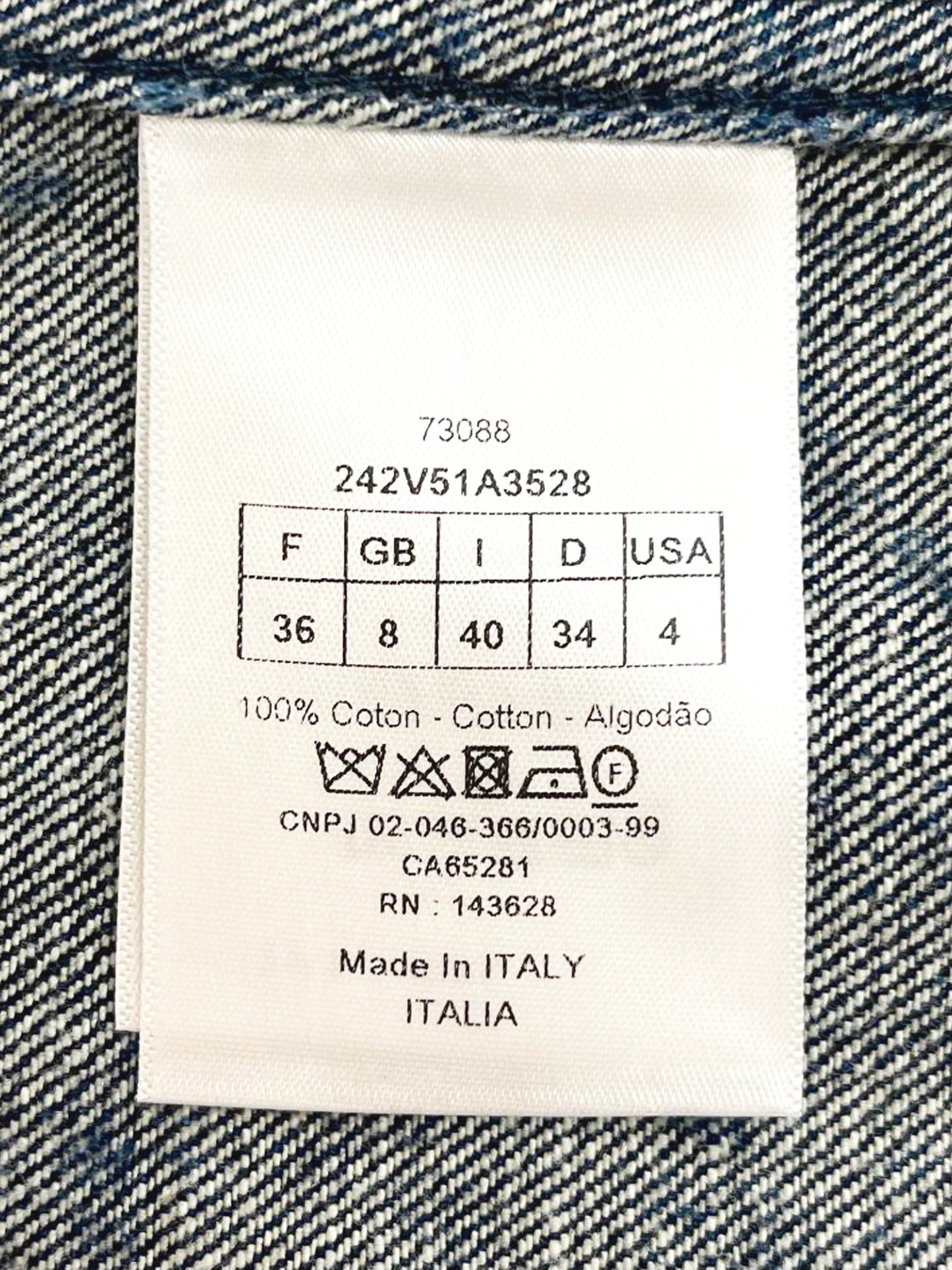 Christian Dior 2022 Zodiac Fantastico Denim Jacket