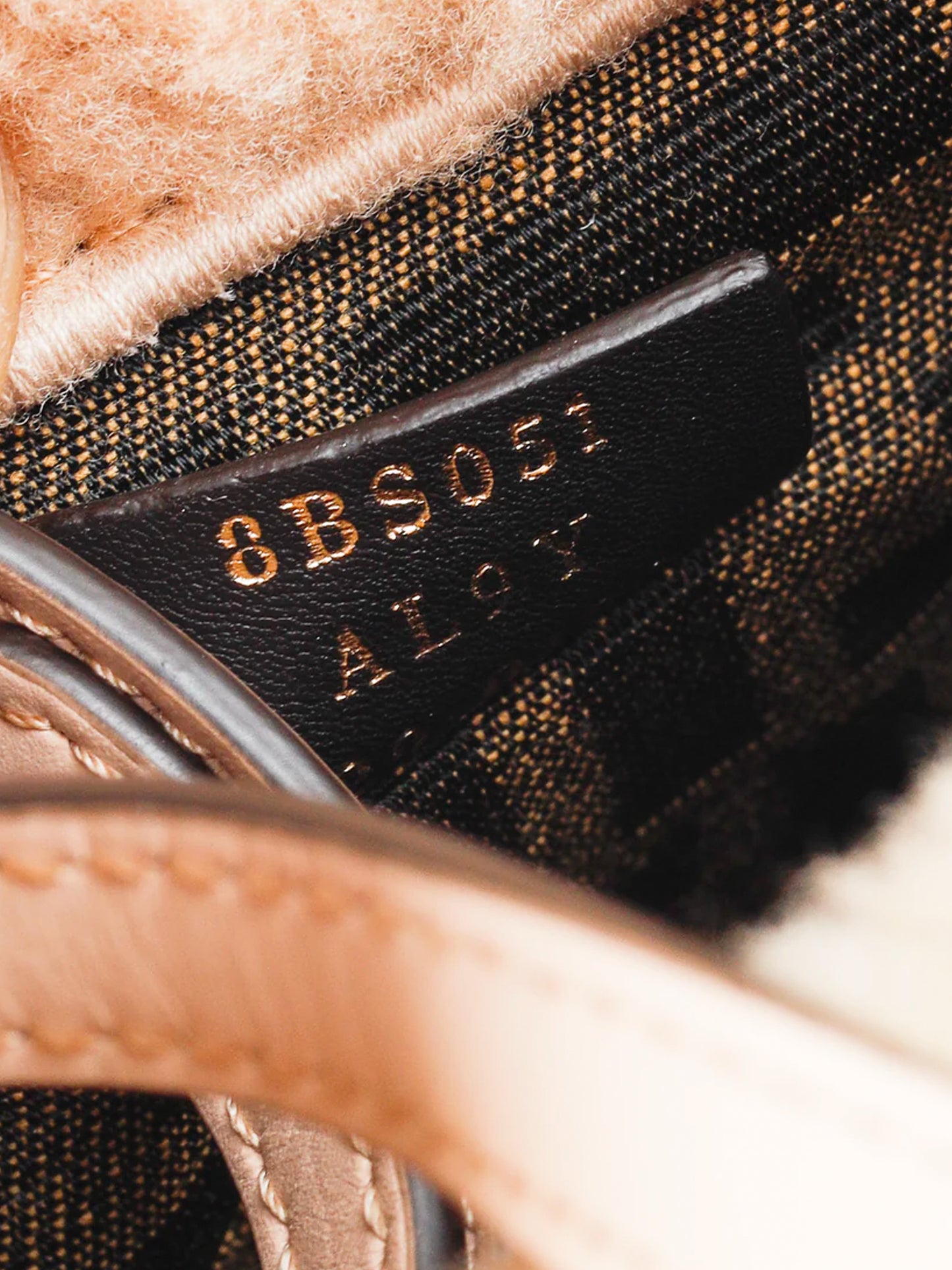 Fendi 2020s Pink Shearling and Tortoiseshell Sunshine Mini Tote Bag