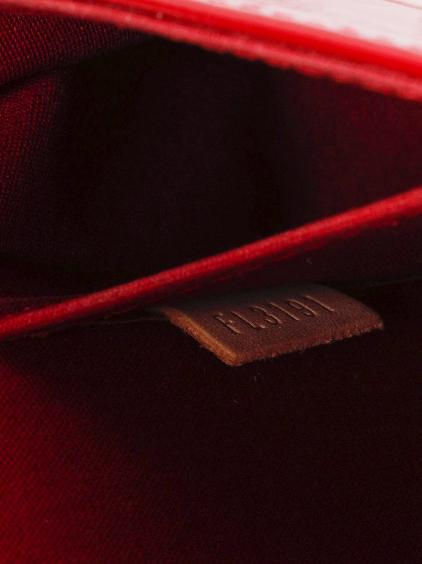Louis Vuitton 2011 Red Monogram Vernis Bellflower GM Bag