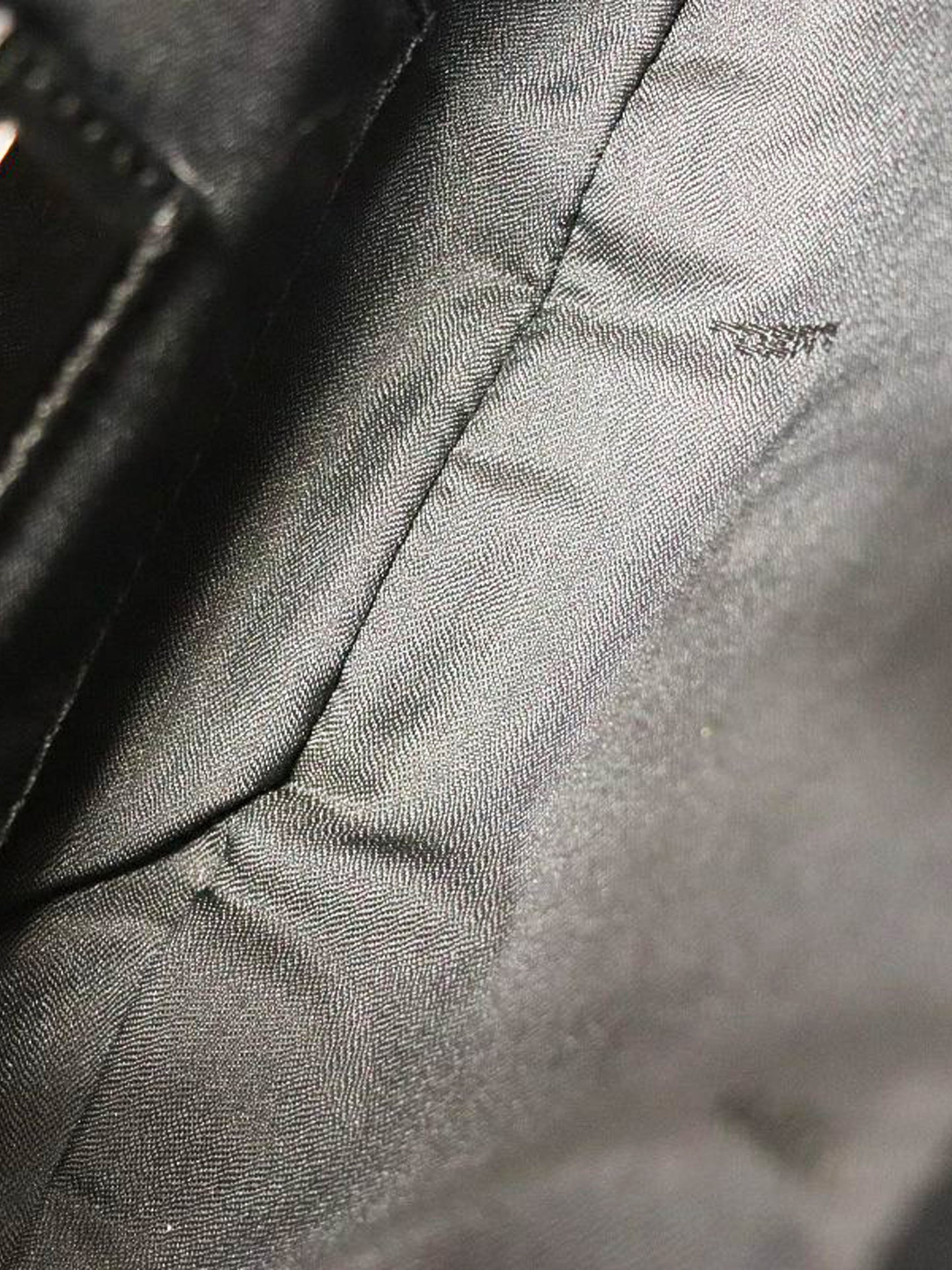 Fendi 2004 Black Calfskin Leather and Zucchino Canvas Bag