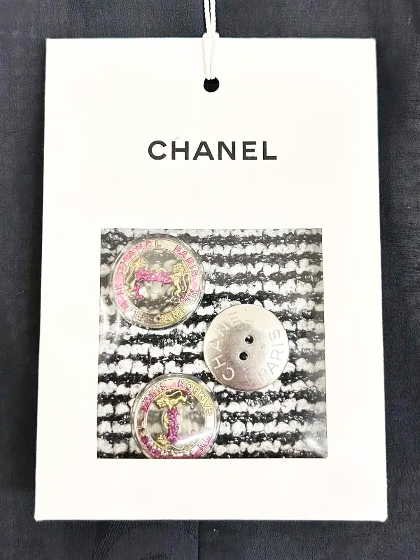 Chanel Cruise 2020 Striped Tweed Sparkle Jacket