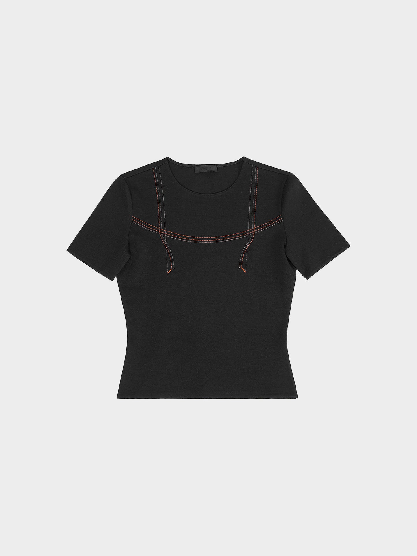 Prada FW 2000 Dark Brown Wool Blend Top