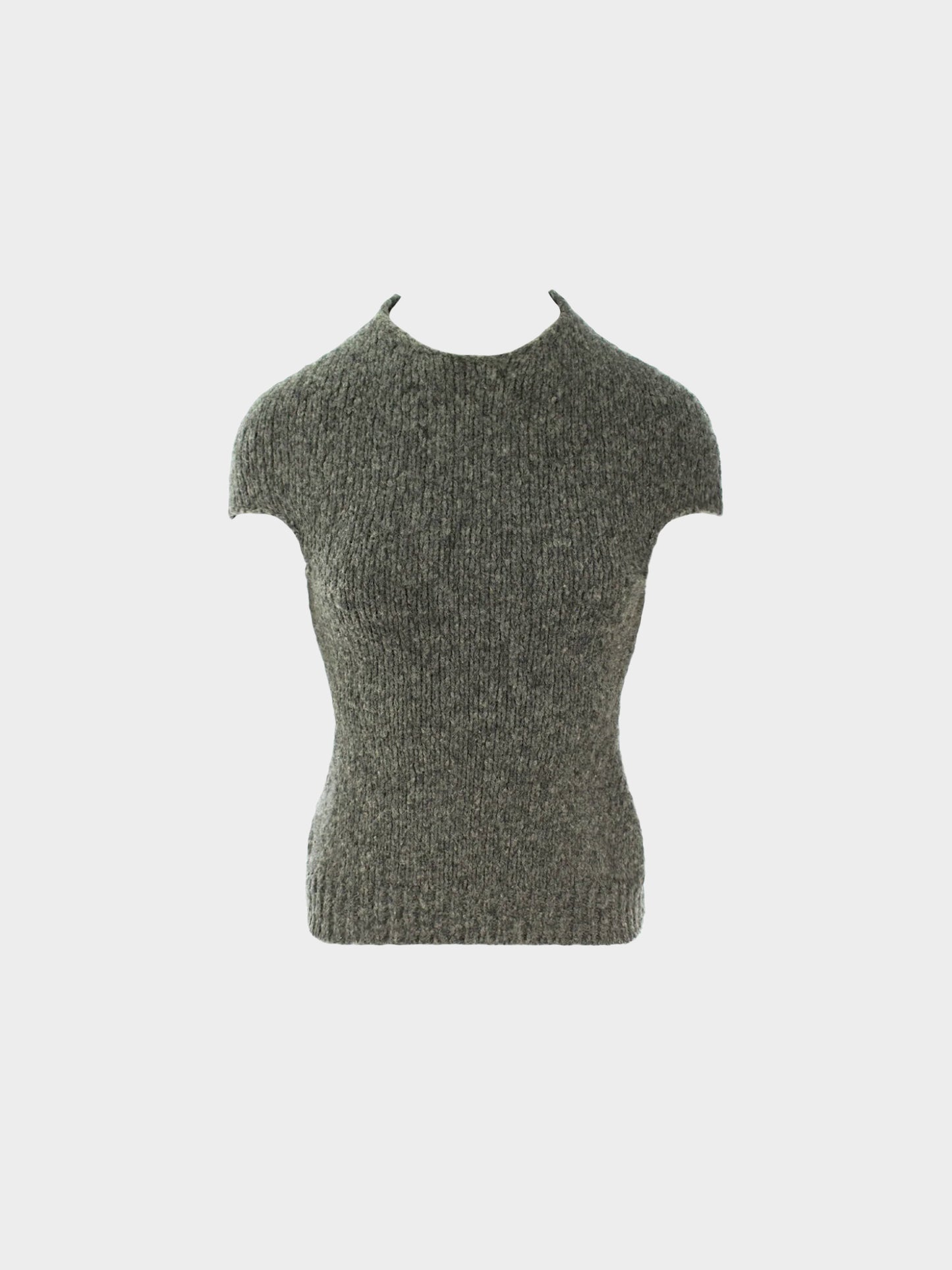 Maison Martin Margiela AW 1998 Grey Wool Top