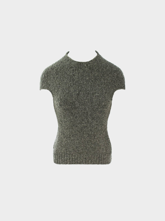 Maison Martin Margiela AW 1998 Grey Wool Top