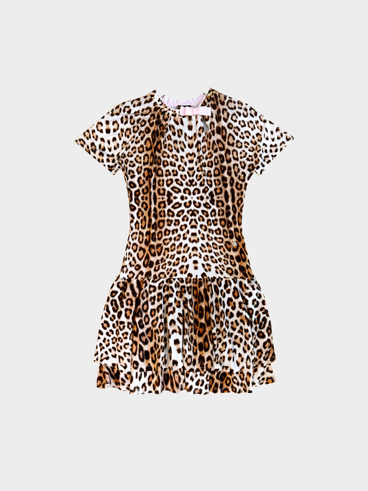 Roberto Cavalli 2000s Leopard Print Dress