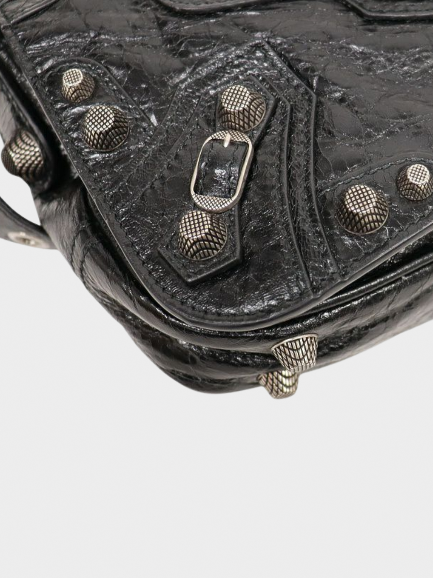 Balenciaga 2020s Black Le Cagole Shoulder Bag