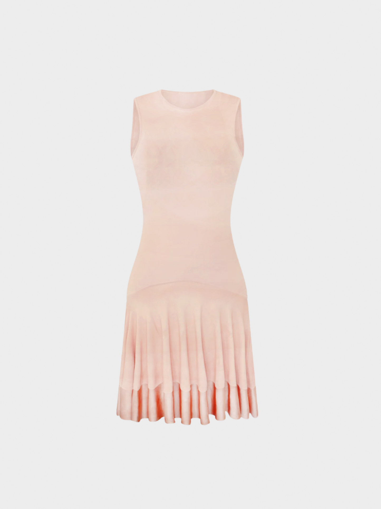 Alexander McQueen SS 2003 Powder Pink Knit Dress