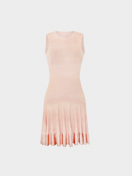 Alexander McQueen SS 2003 Powder Pink Knit Dress