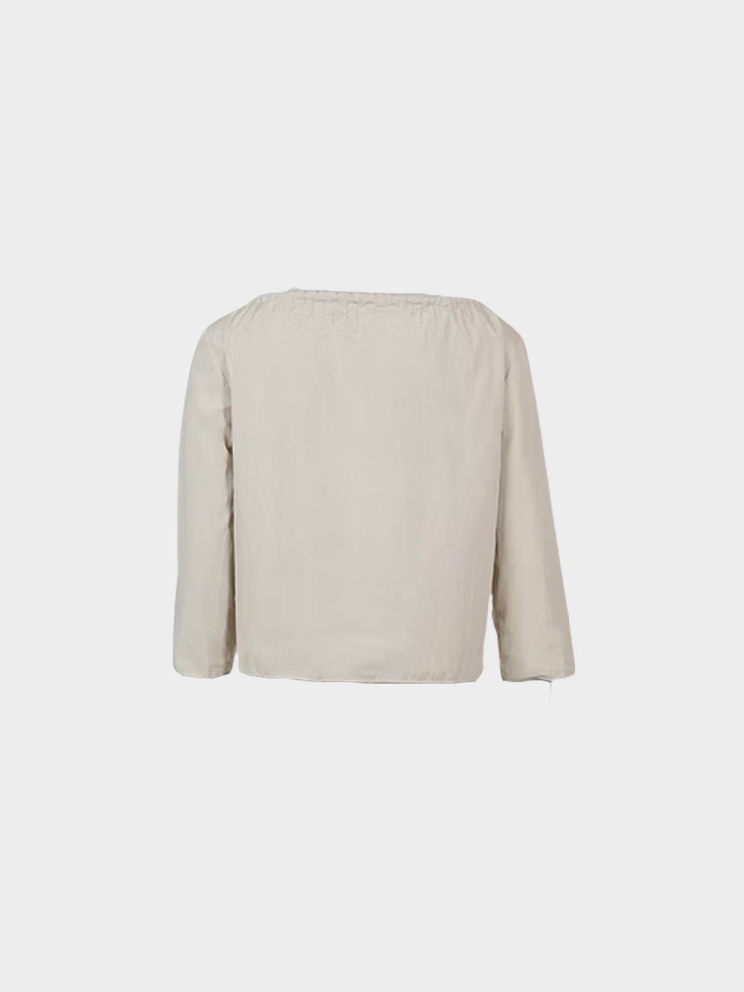 Miu Miu SS 1999 Cream Tie Front Top
