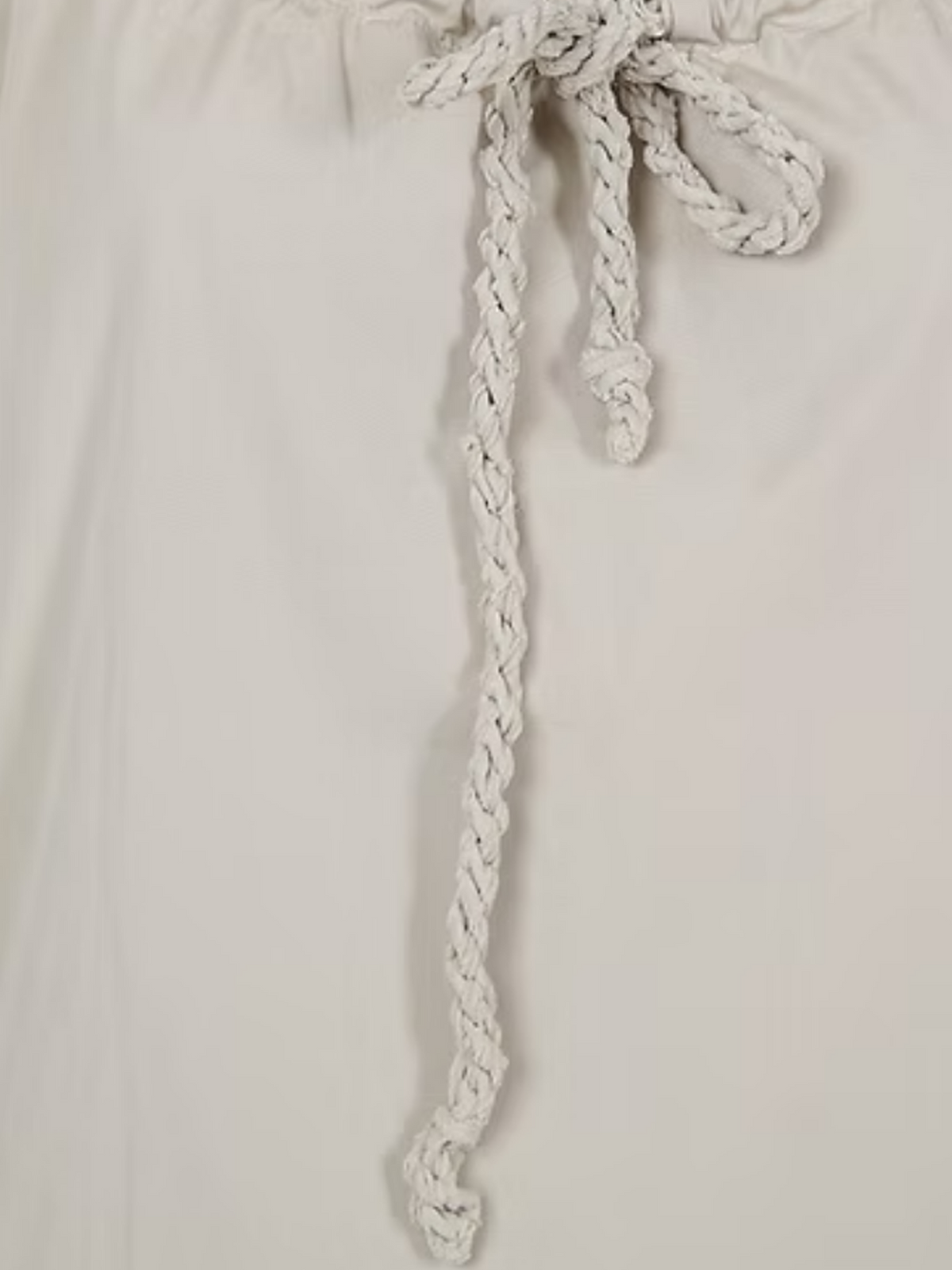 Miu Miu SS 1999 Cream Tie Front Top