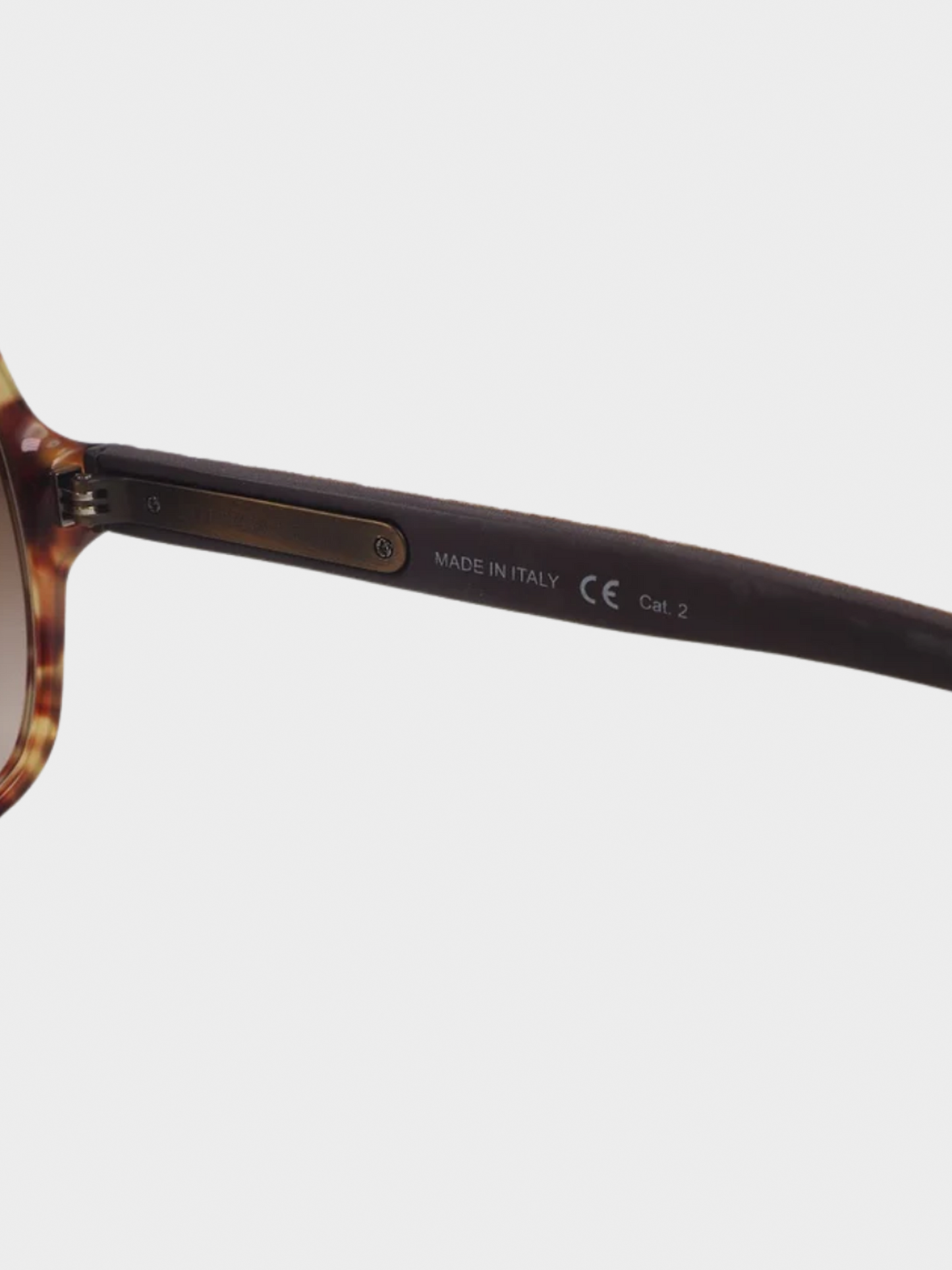 Bottega Veneta 2000s Brown Tortoiseshell Sunglasses
