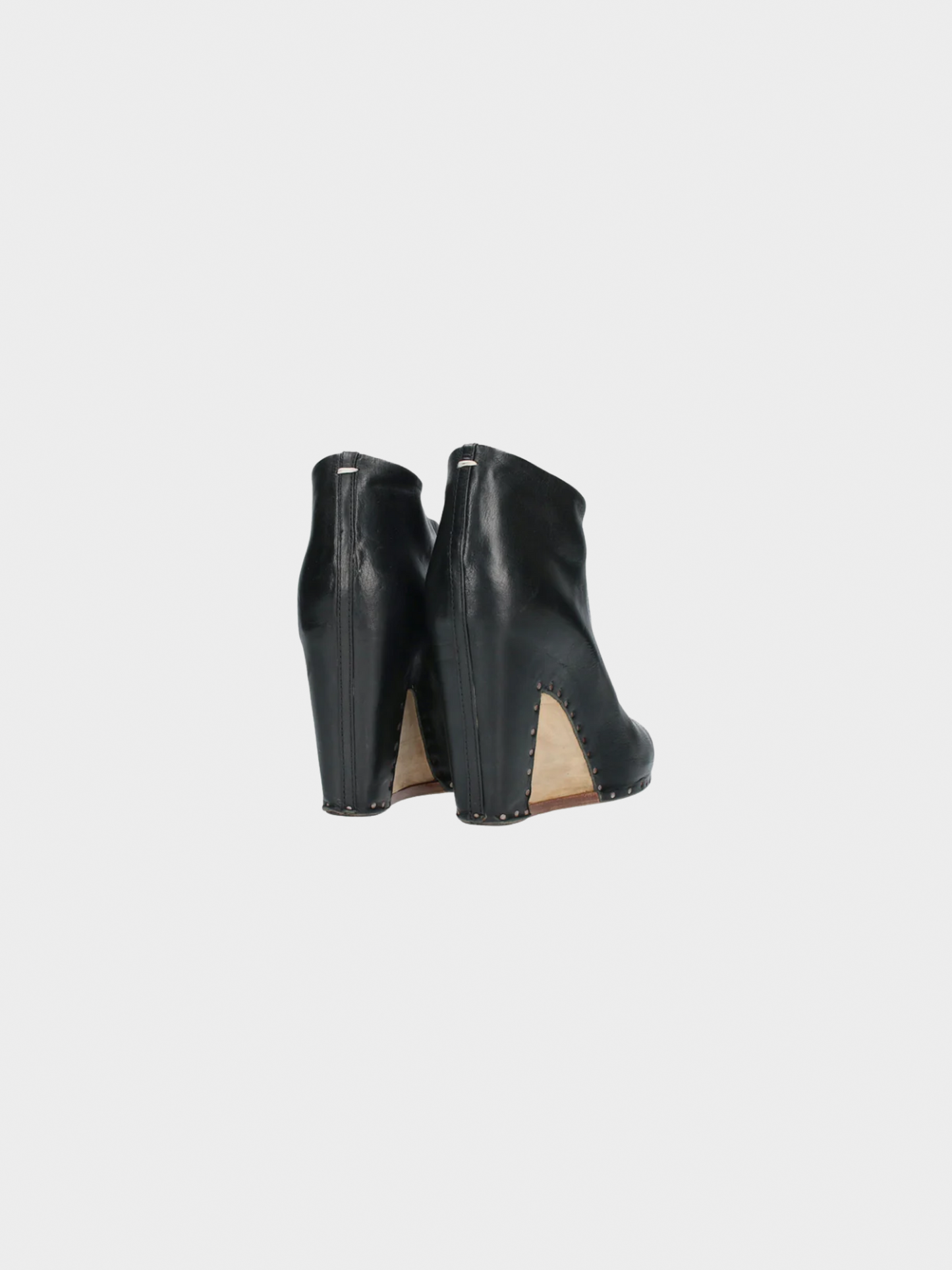 Maison Martin Margiela 2000s Black Wedge Shoes