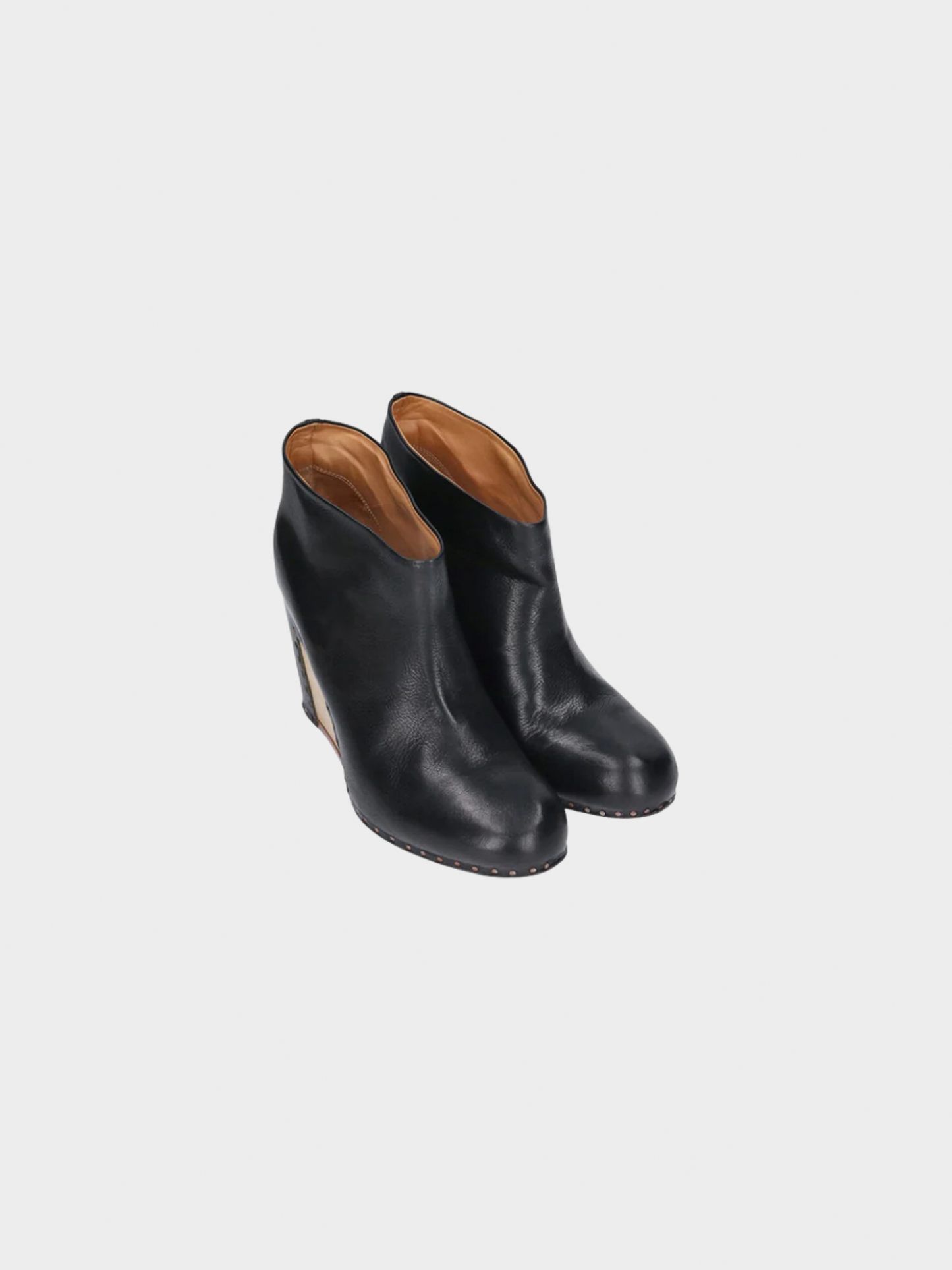 Maison Martin Margiela 2000s Black Wedge Shoes