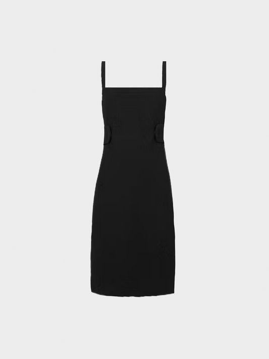 Prada FW 2001 Black Wool Dress
