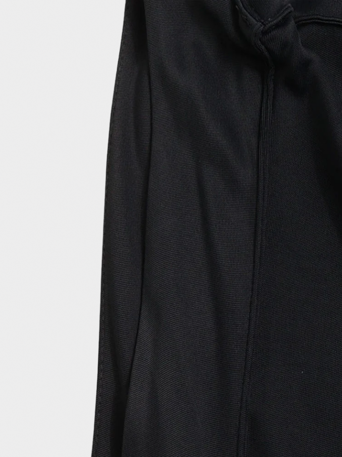 Maison Martin Margiela 2000s Black Rayon Midi Dress
