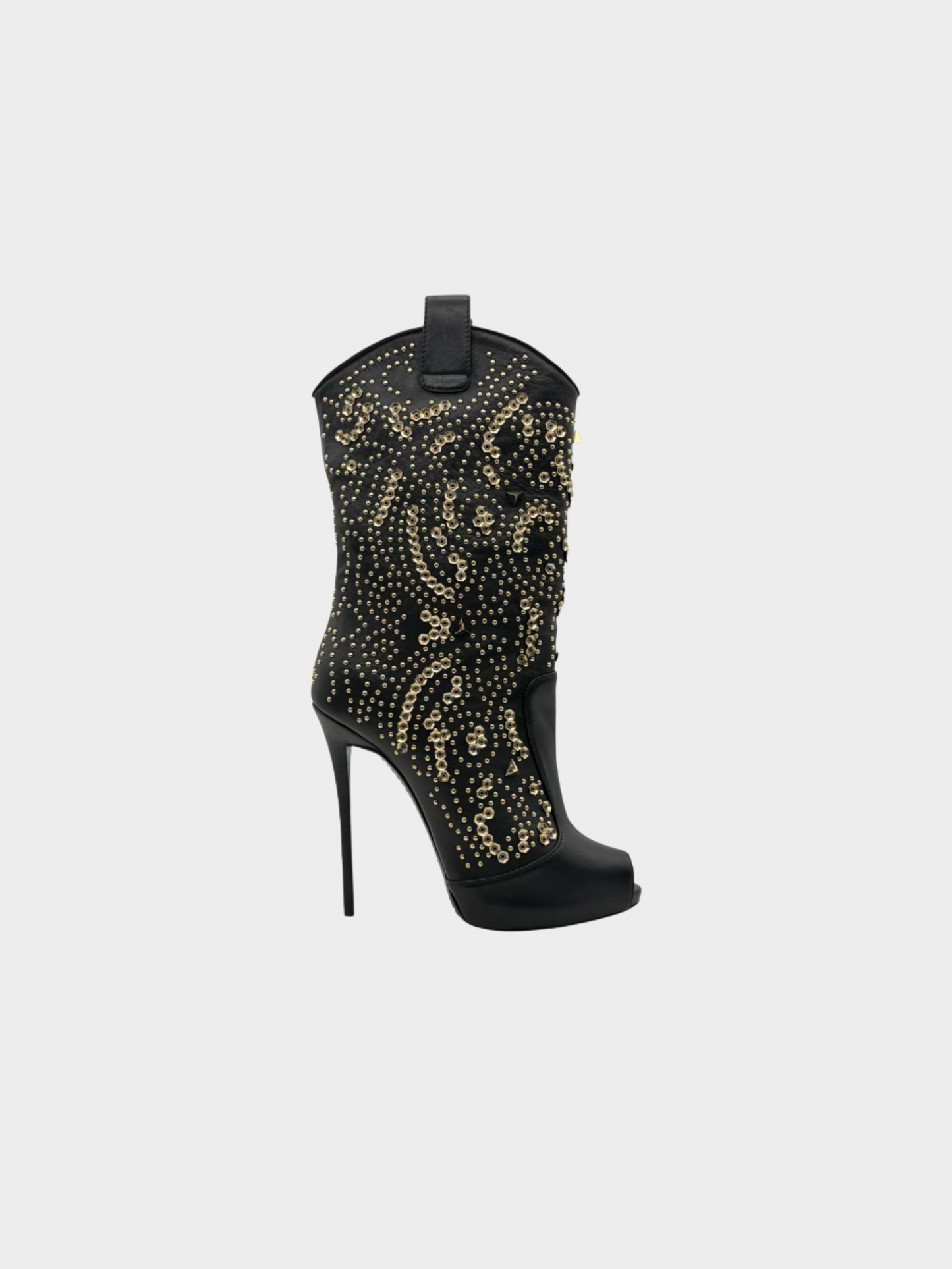 Giuseppe Zanotti 2020s Black Studded Boots