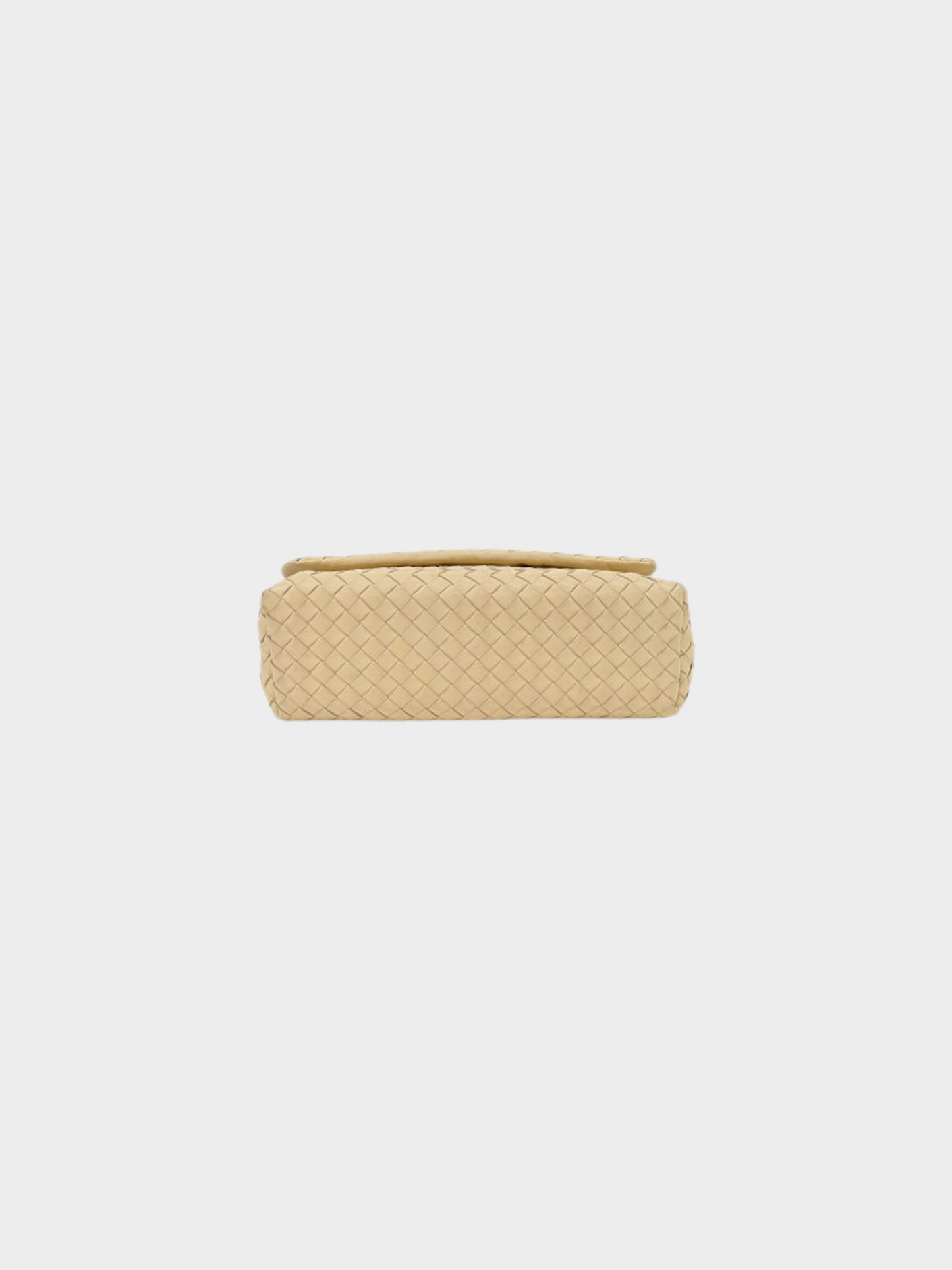 Bottega Veneta 2010s Beige Intrecciato One-Shoulder Bag