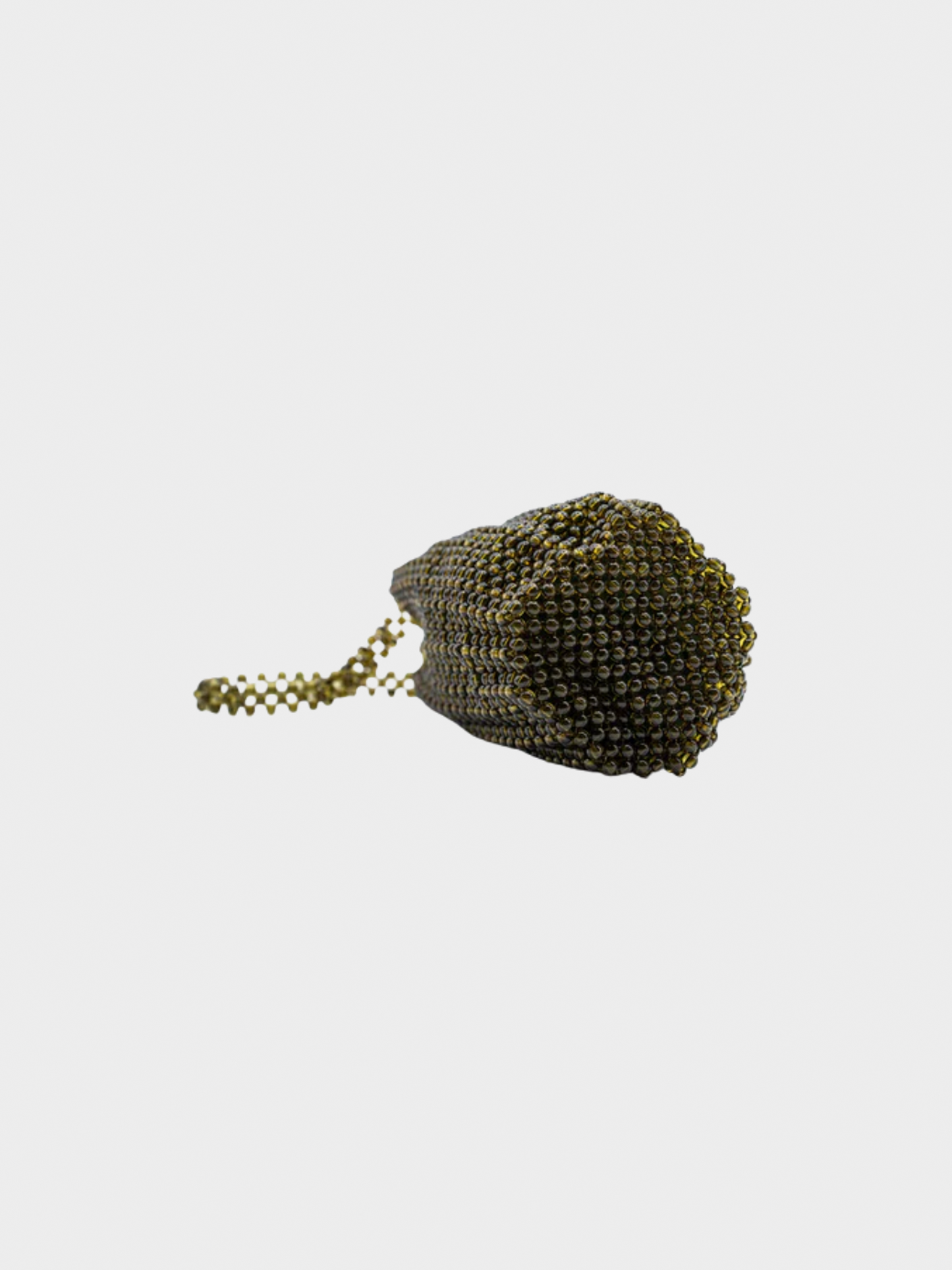 Bottega Veneta 1980s Green Beaded Mini Bag