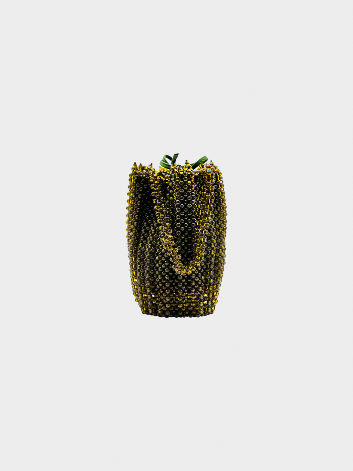 Bottega Veneta 1980s Green Beaded Mini Bag