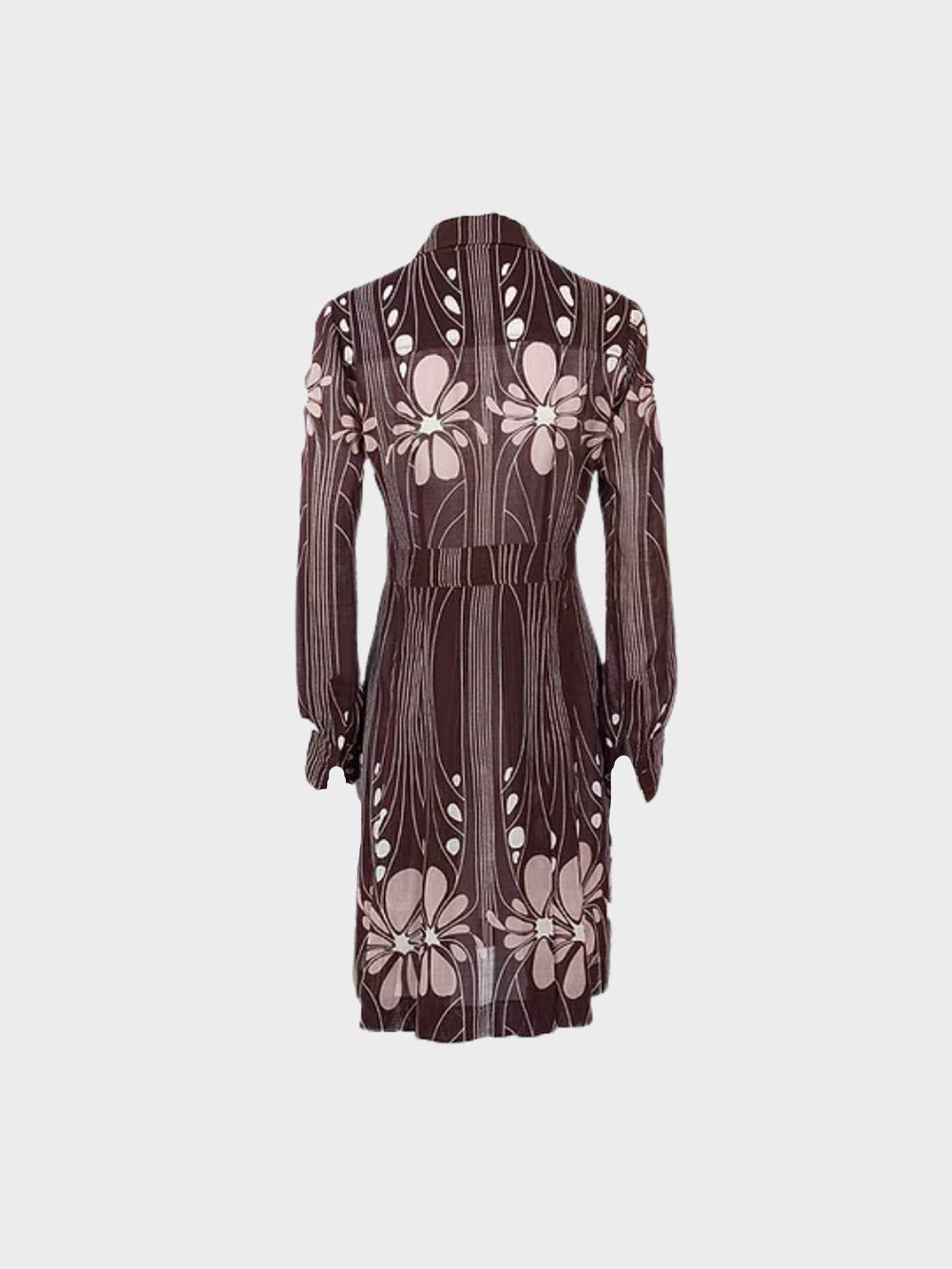 Miu Miu FW 2001 Art Nouveau Pattern Dress