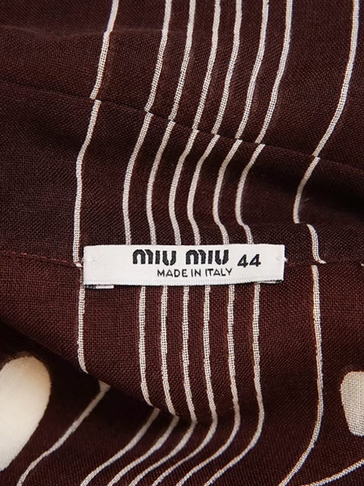 Miu Miu FW 2001 Art Nouveau Pattern Dress