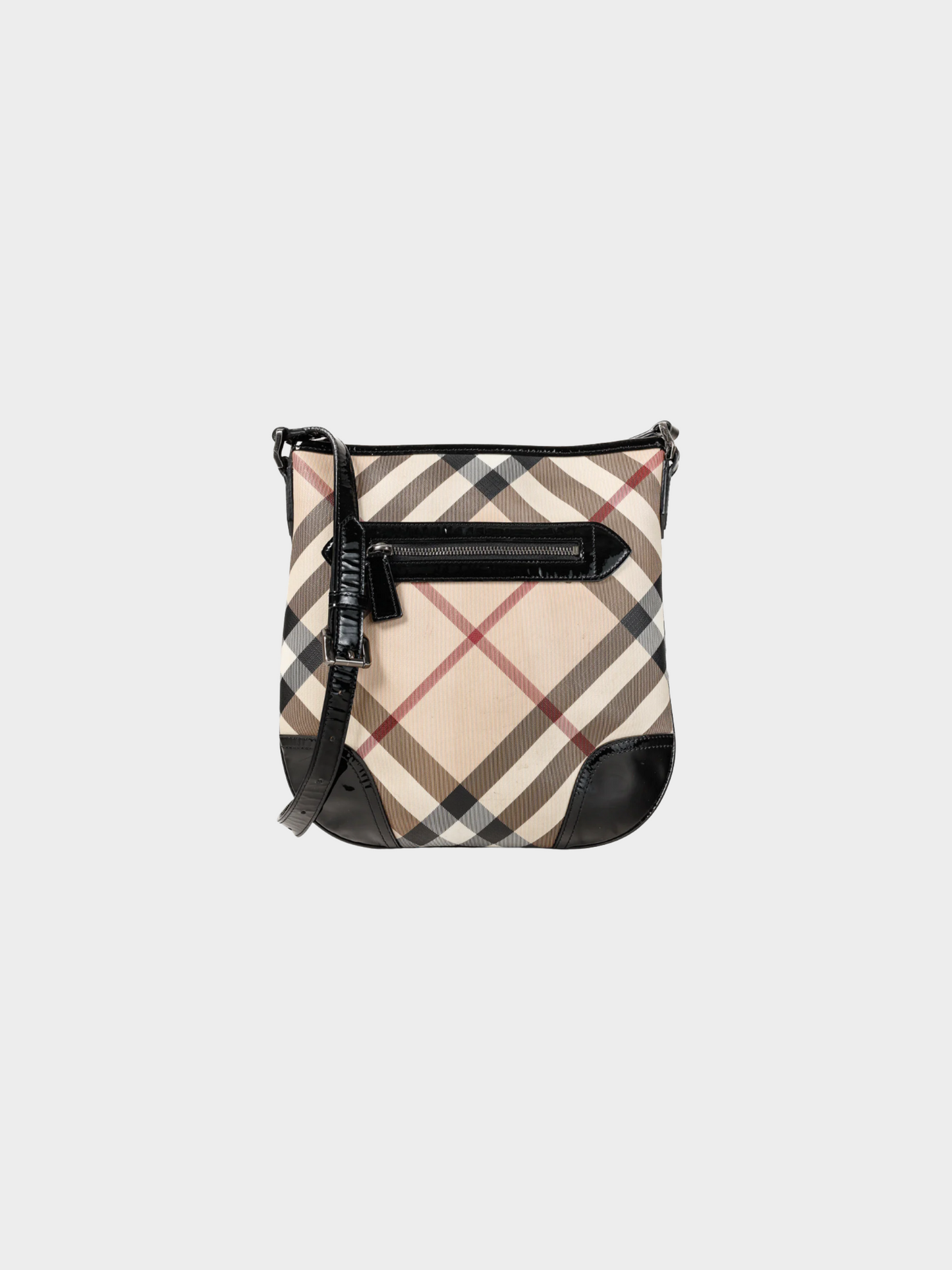 Burberry 2000s Dryden SuperNova Check Canvas Crossbody Bag
