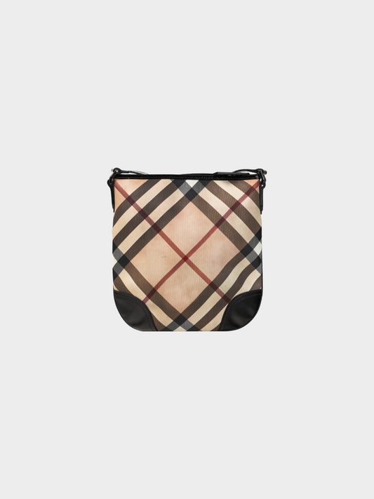 Burberry 2000s Dryden SuperNova Check Canvas Crossbody Bag