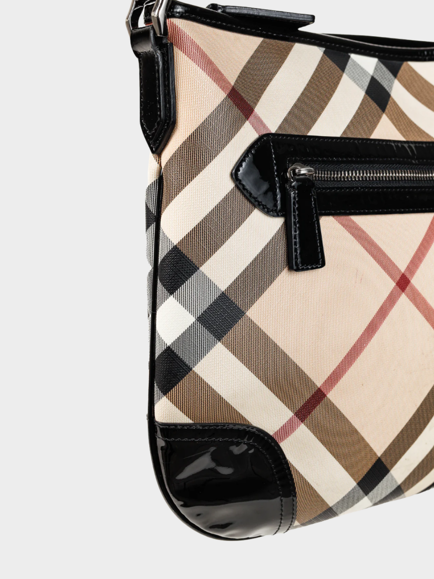 Burberry 2000s Dryden SuperNova Check Canvas Crossbody Bag