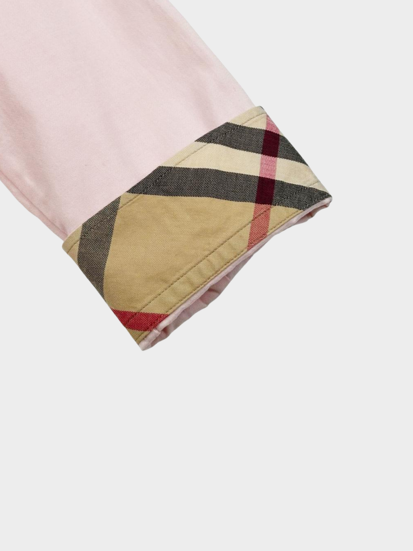 Burberry 2000s Pink Button Down Shirt
