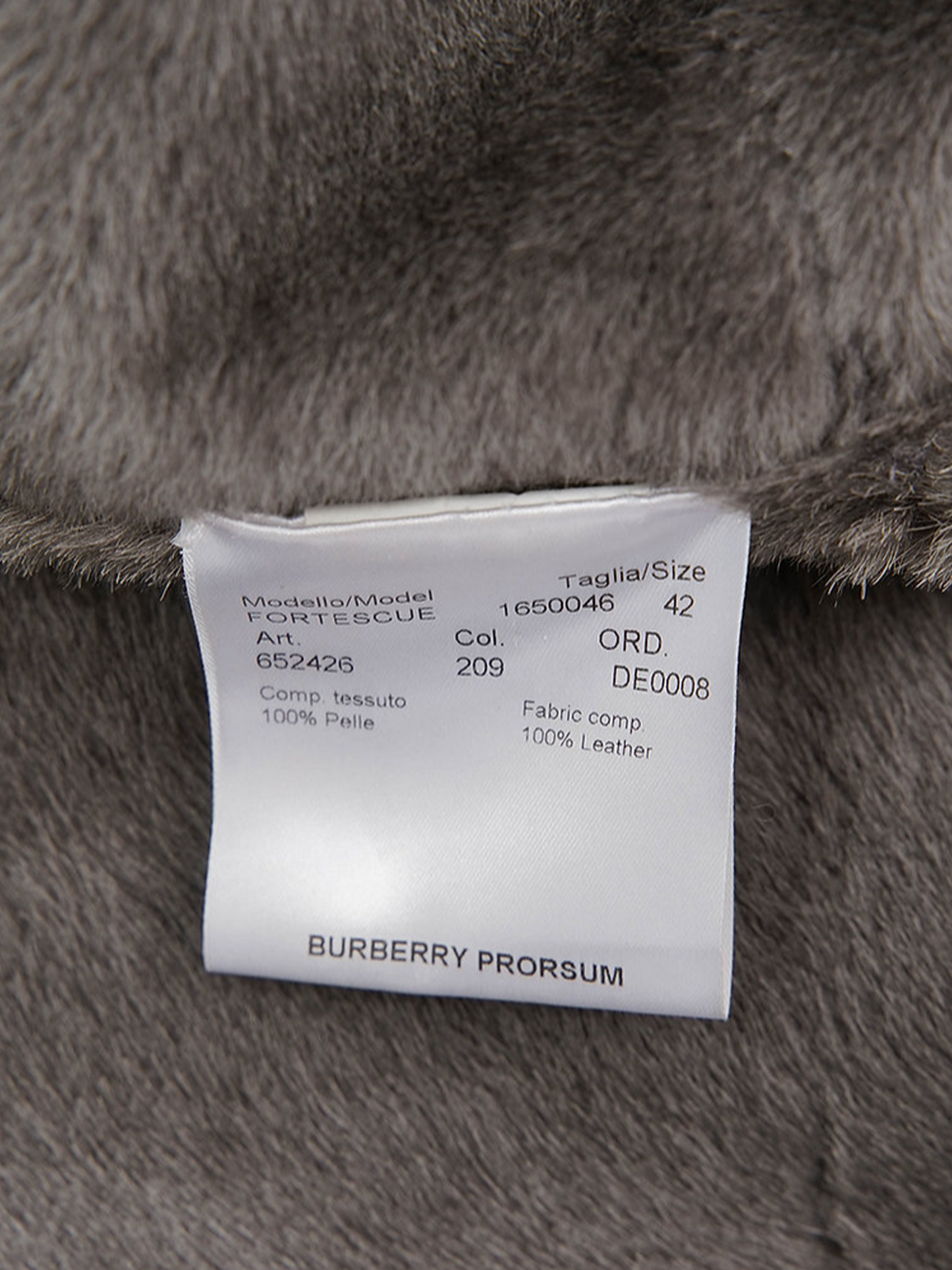 Burberry Prorsum FW 2001 Brown Two-Sided Leather Vest