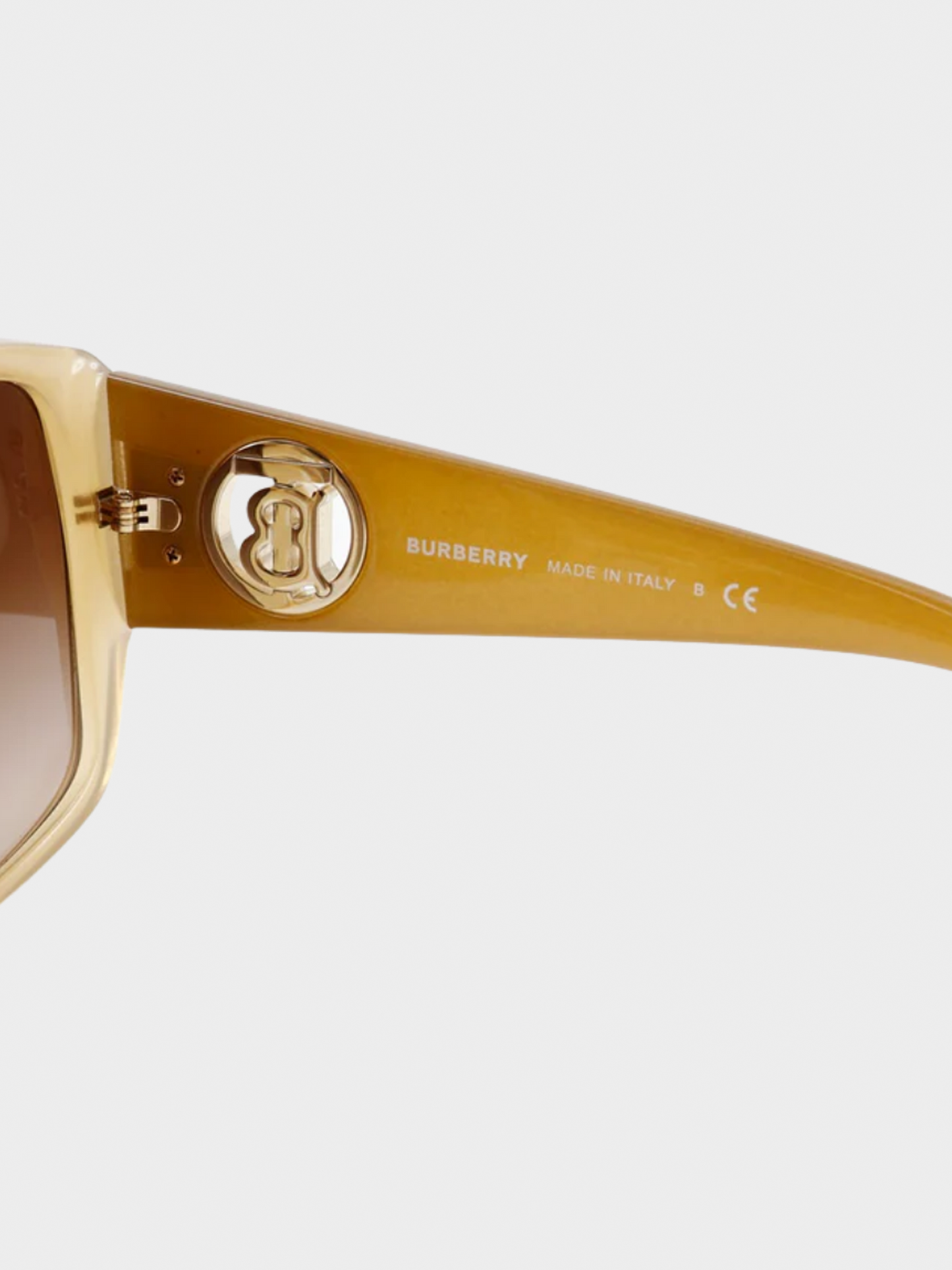 Burberry 2010s Brown TB Logo Sunglasses