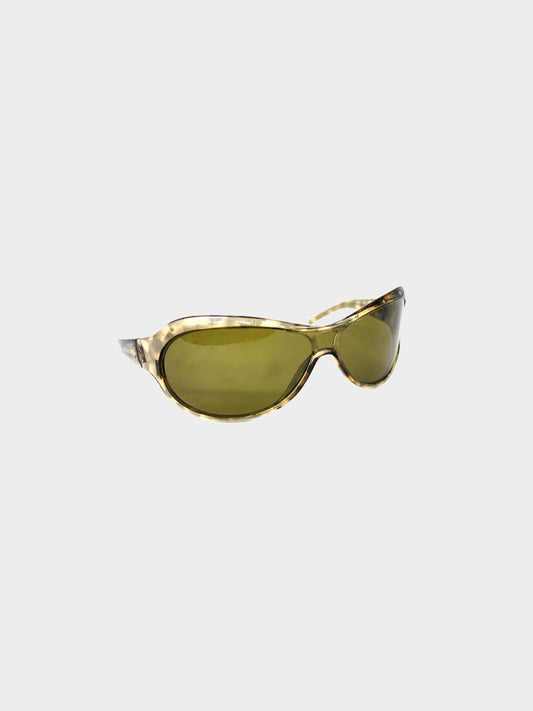 Bottega Veneta 1990-2000s Khaki Sunglasses