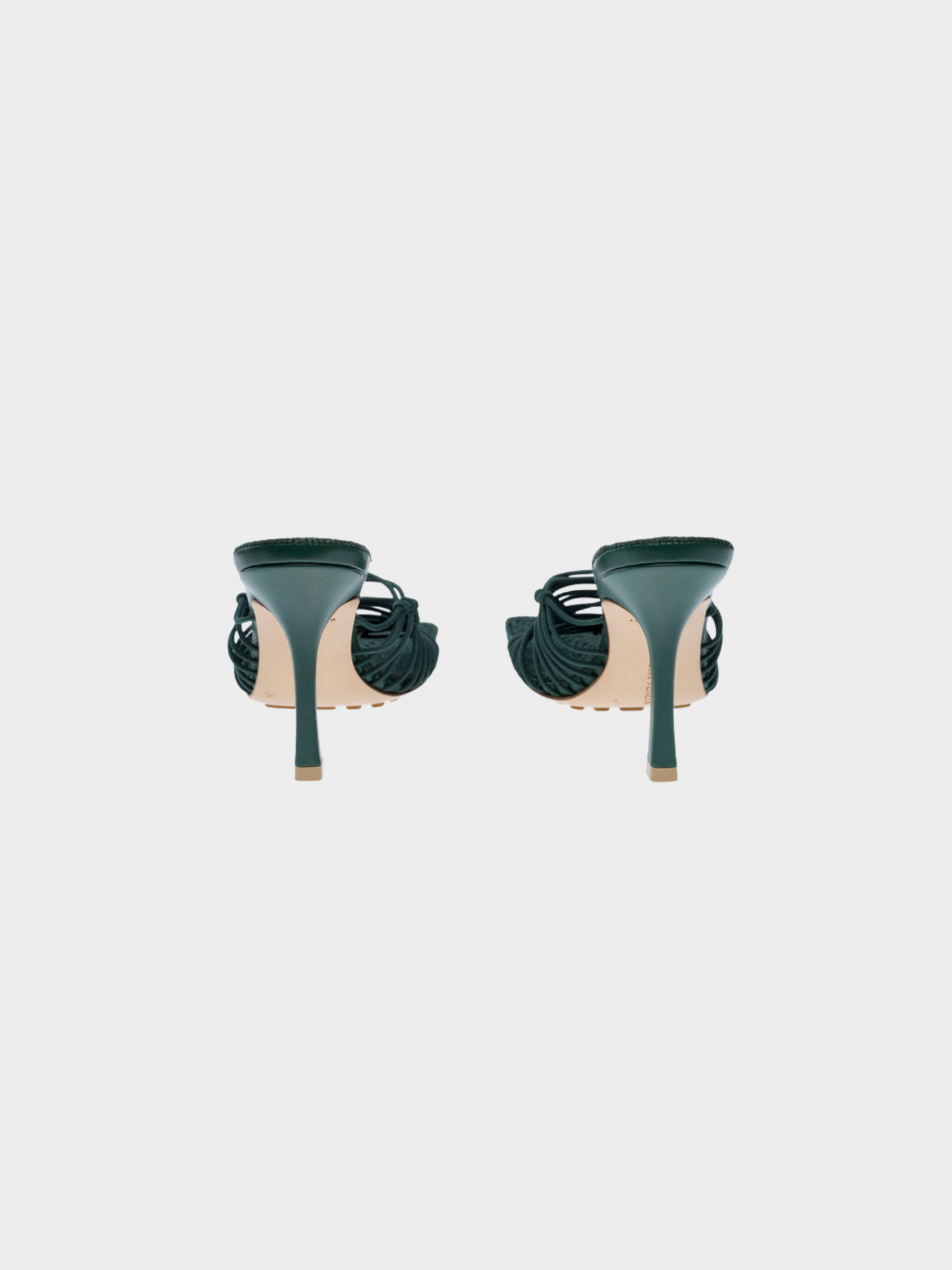 Bottega Veneta 2020s Emerald Green Strappy Sandals