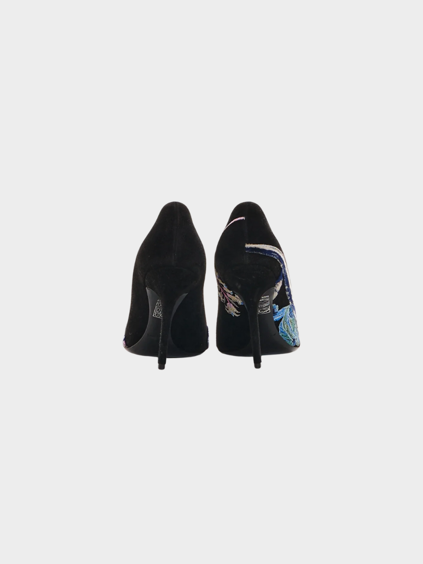 Christian Dior 2010s Declinaison Defile Suede Pumps